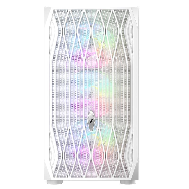 1ST PLAYER ARIYA AY7 BEYAZ 650W 80+ ARGB 4X12CM FAN TEMPERLİ CAM MESH USB 3.0 ATX KASA