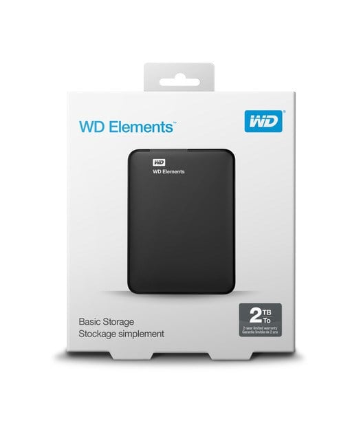 2 TB 2.5 WD ELEMENTS USB3.0 WDBU6Y0020BBK-WESN SYH