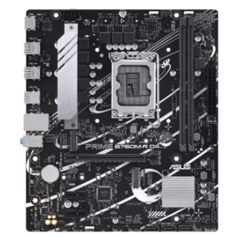 ASUS PRIME B760M-R D4 DDR4 5333MHZ 1XHDMI 2XM.2 USB 3.2 MATX 1700P (12. / 13. VE 14. NESİL İŞLEMCİ İLE UYUMLU)