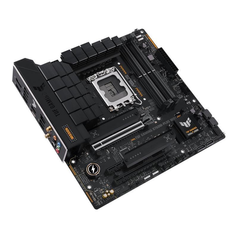 ASUS TUF GAMING B760M-PLUS WIFI DDR5 7200MHZ 1XHDMI 1XDP 2XM.2 USB 3.2 MATX 1700P (12./ 13. VE 14. NESİL İŞLEMCİ UYUMLU)