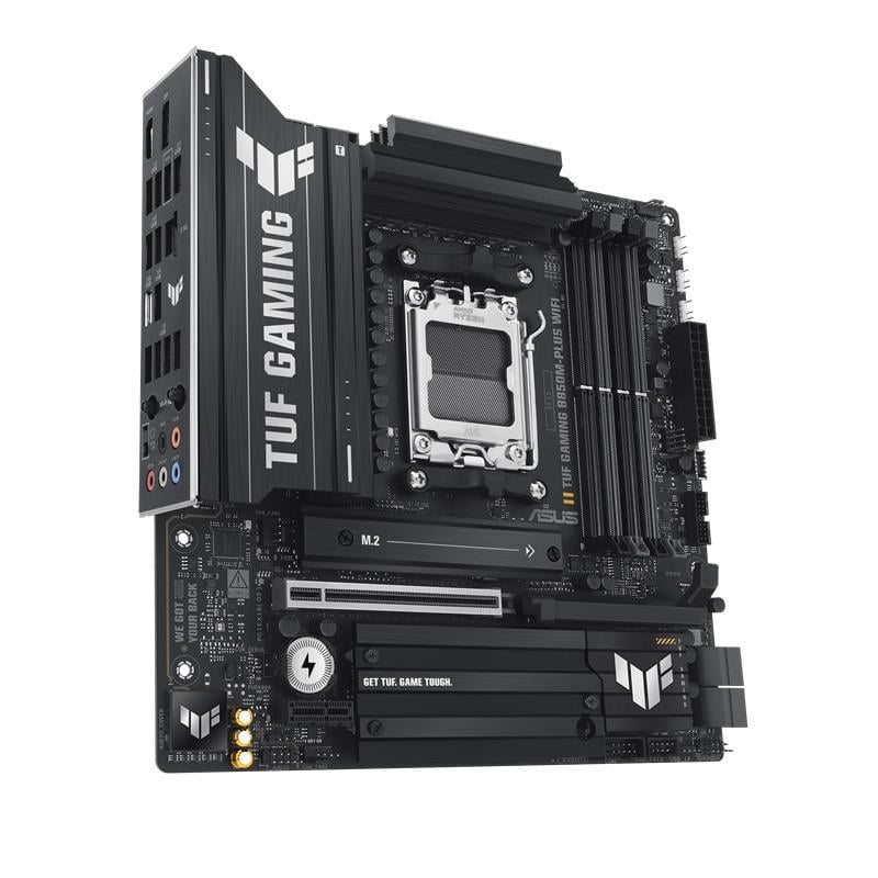 ASUS TUF GAMING B850M-PLUS WIFI DDR5 8000MHZ 1XHDMI 1XDP 3XM.2 MATX AM5 (9000/8000/7000 İŞLEMCİ UYUMLU)