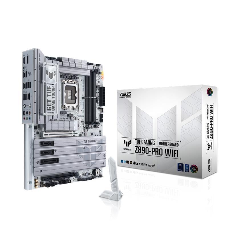 ASUS TUF GAMING Z890-PRO WIFI DDR5 9066MT/S 1XHDMI 1XDP 2XUSB TYPE-C 4XM.2 ATX 1851P (INTEL ULTRA PROCESSORS SERIES 2)
