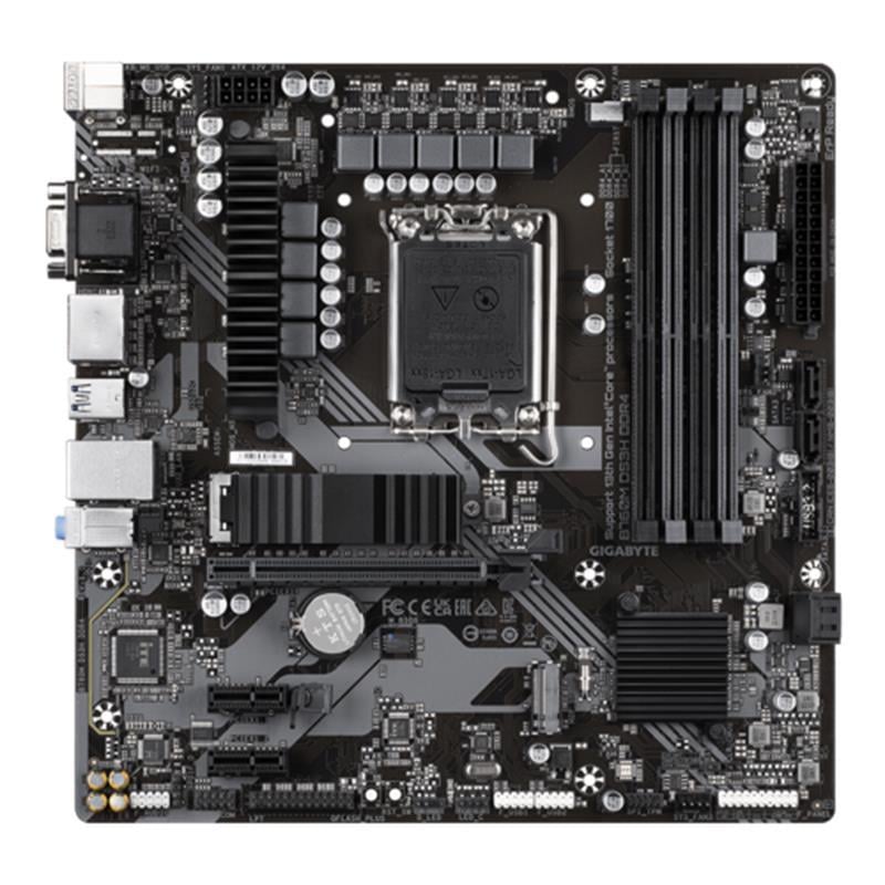 GIGABYTE B760M DS3H DDR4 5133MHZ 1XVGA 1XHDMI 1XDP 1XM.2 MATX 1700P (14. 13. VE 12.NESİL İŞLEMCİ UYUMLU)