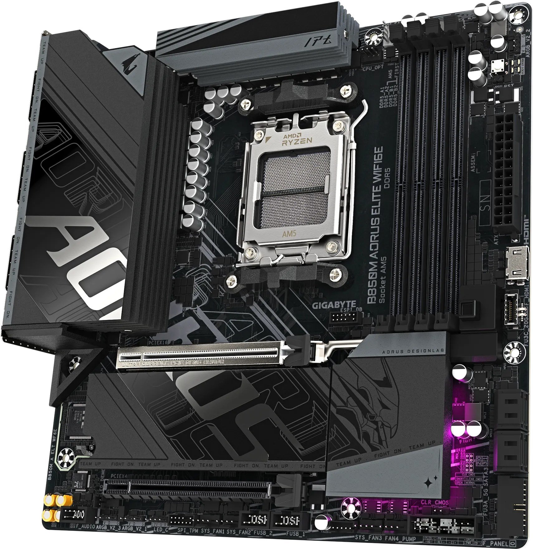 Gigabyte B850M Aorus Elite WiFi6E AM5 DDR5 Micro ATX Anakart