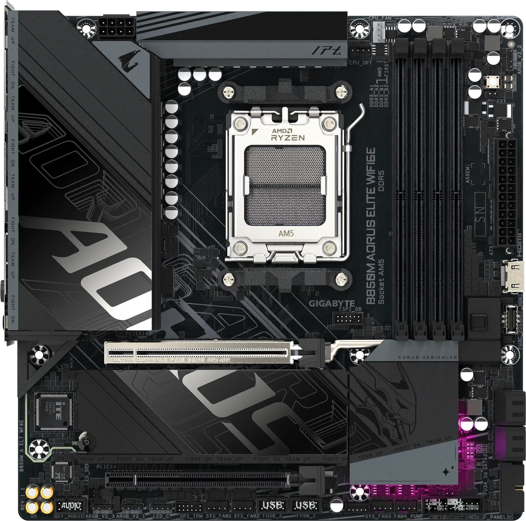 Gigabyte B850M Aorus Elite WiFi6E AM5 DDR5 Micro ATX Anakart