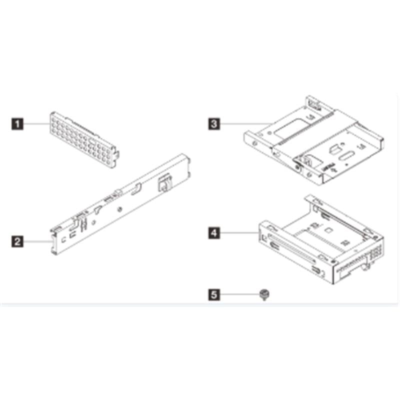LENOVO ST45 V3 1x3.5 HDD + ODD Cage Kit 4XF7A96626