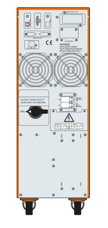 MAKELSAN POWERPACK SE 6KVA 1F/1F (16X7AH) PF;0,9 4/10DK ONLINE UPS