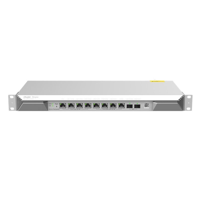 RUIJIE REYEE RG-EG1510XS 8 PORT 4XGIGABIT 4X2.5GE 2X10GE SFP 1 SATA DESTEKLI YÖNETİLEBİLİR RACKMOUNT PRO ROUTER