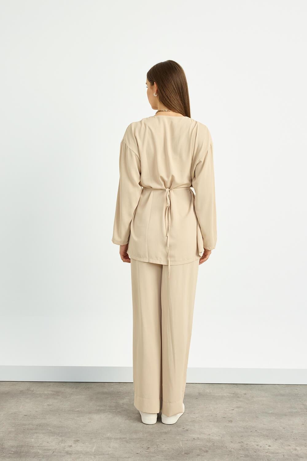 Bej Kimono Takım