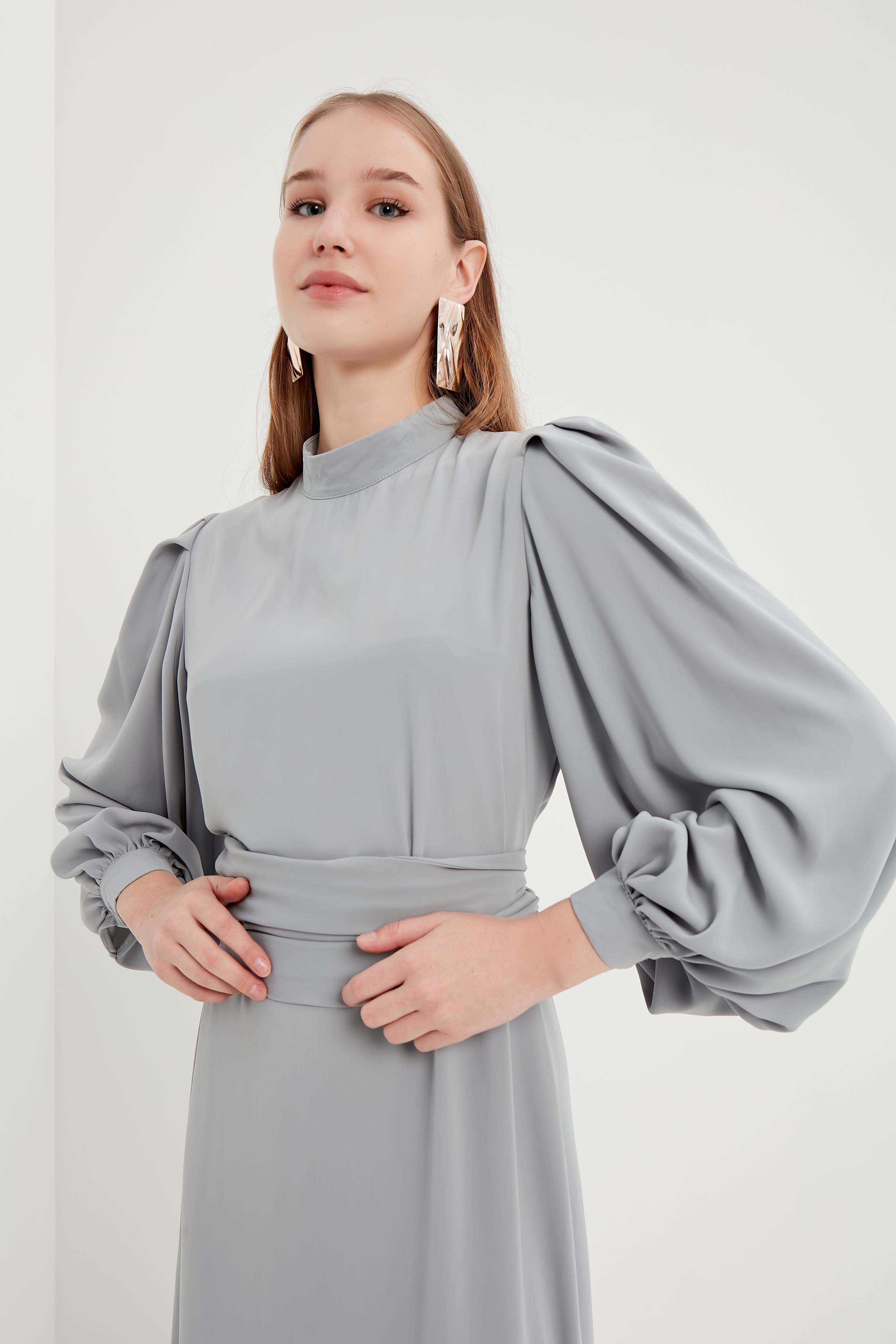 Gri Nora Elbise