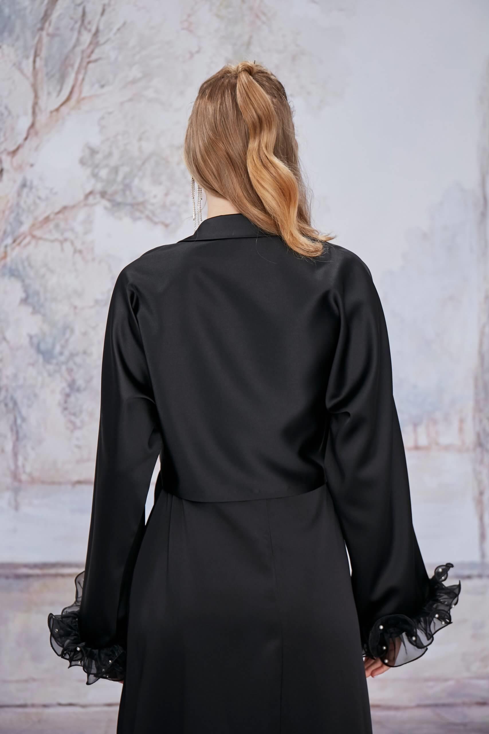 Siyah Aurora Kimono