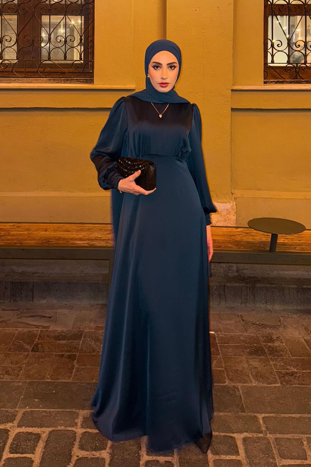 Turkuaz Elena Elbise