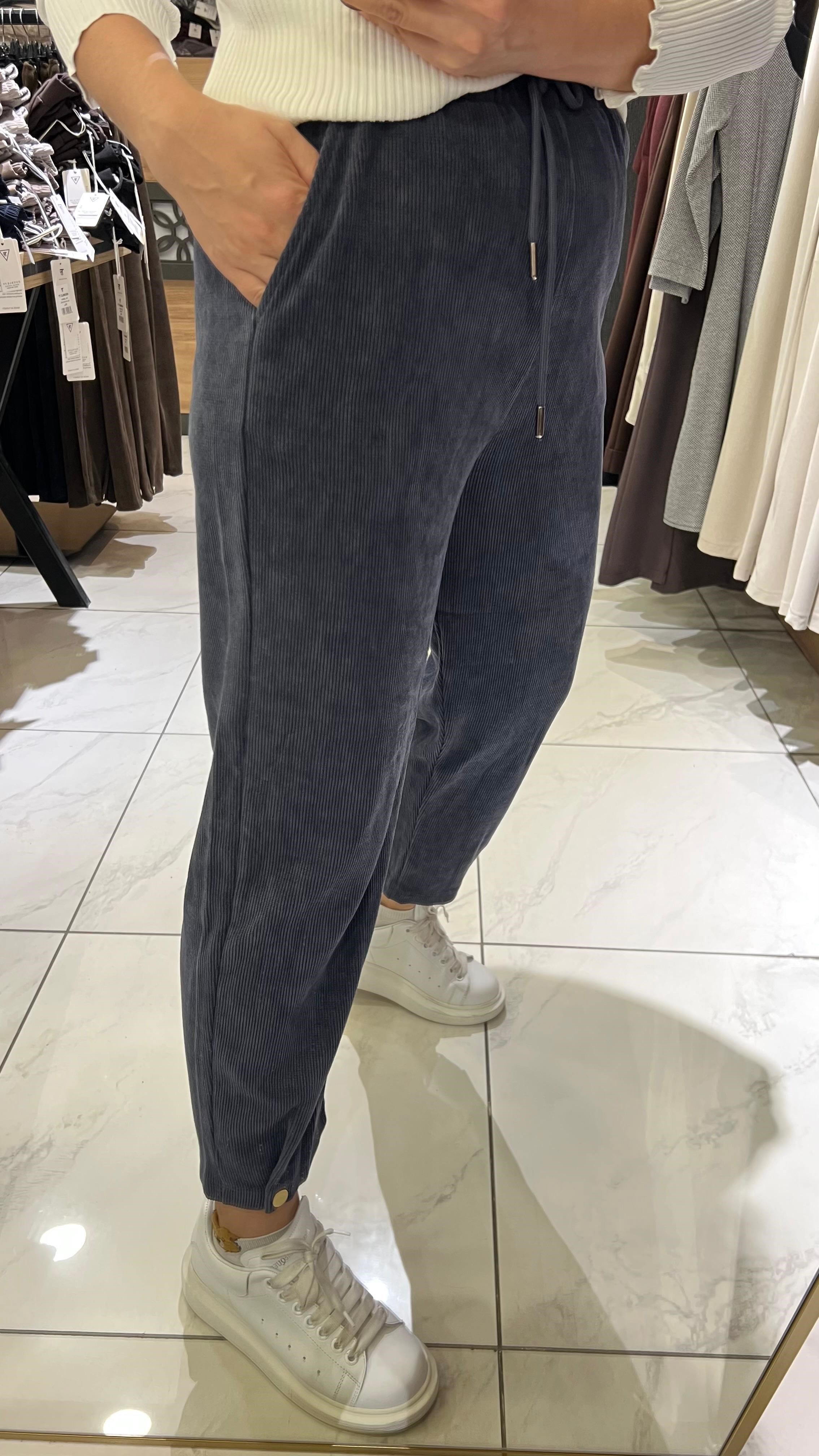 HAVUÇ KESİM KAFİFE PANTOLON ANTRASİT
