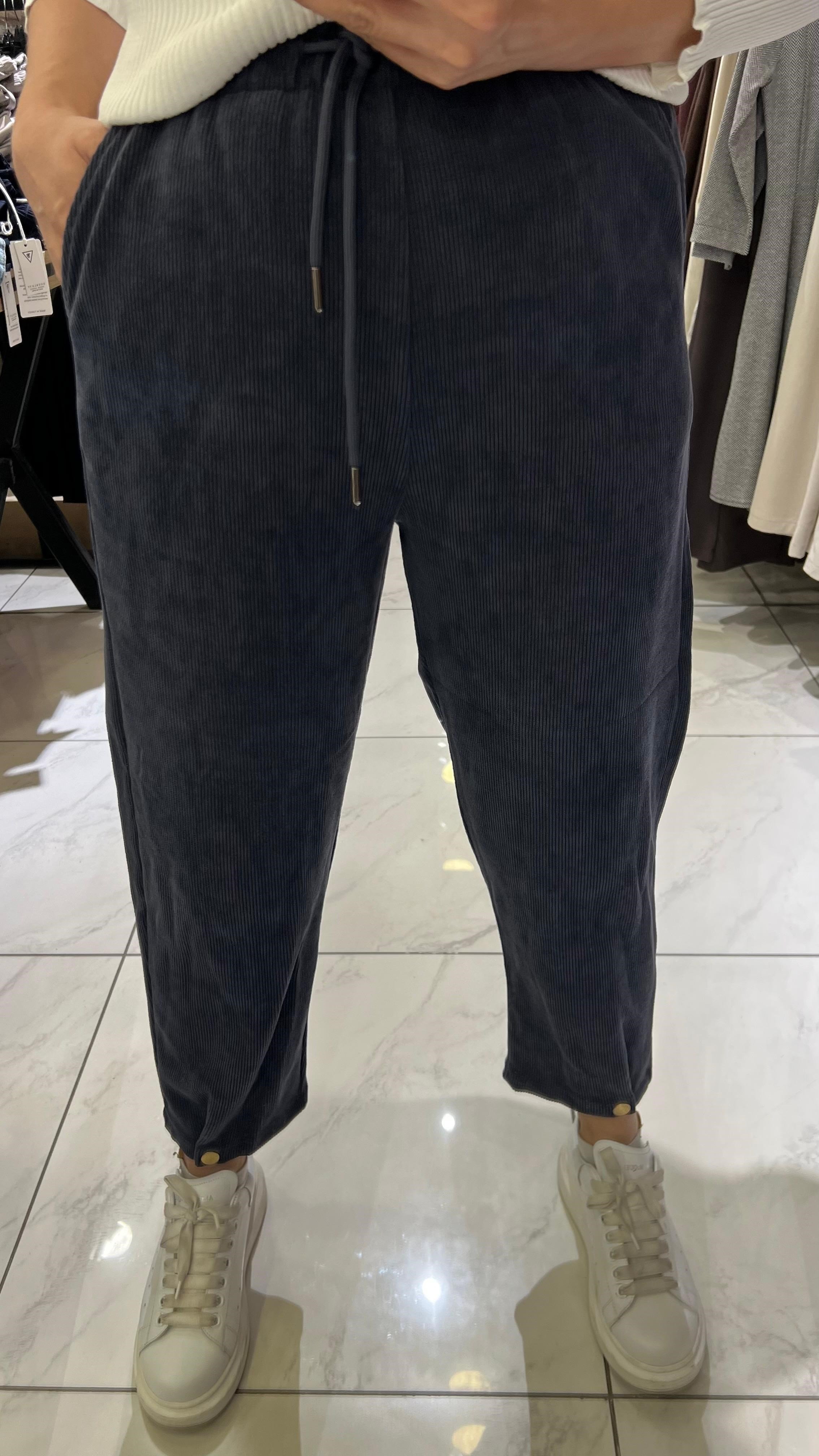 HAVUÇ KESİM KAFİFE PANTOLON ANTRASİT