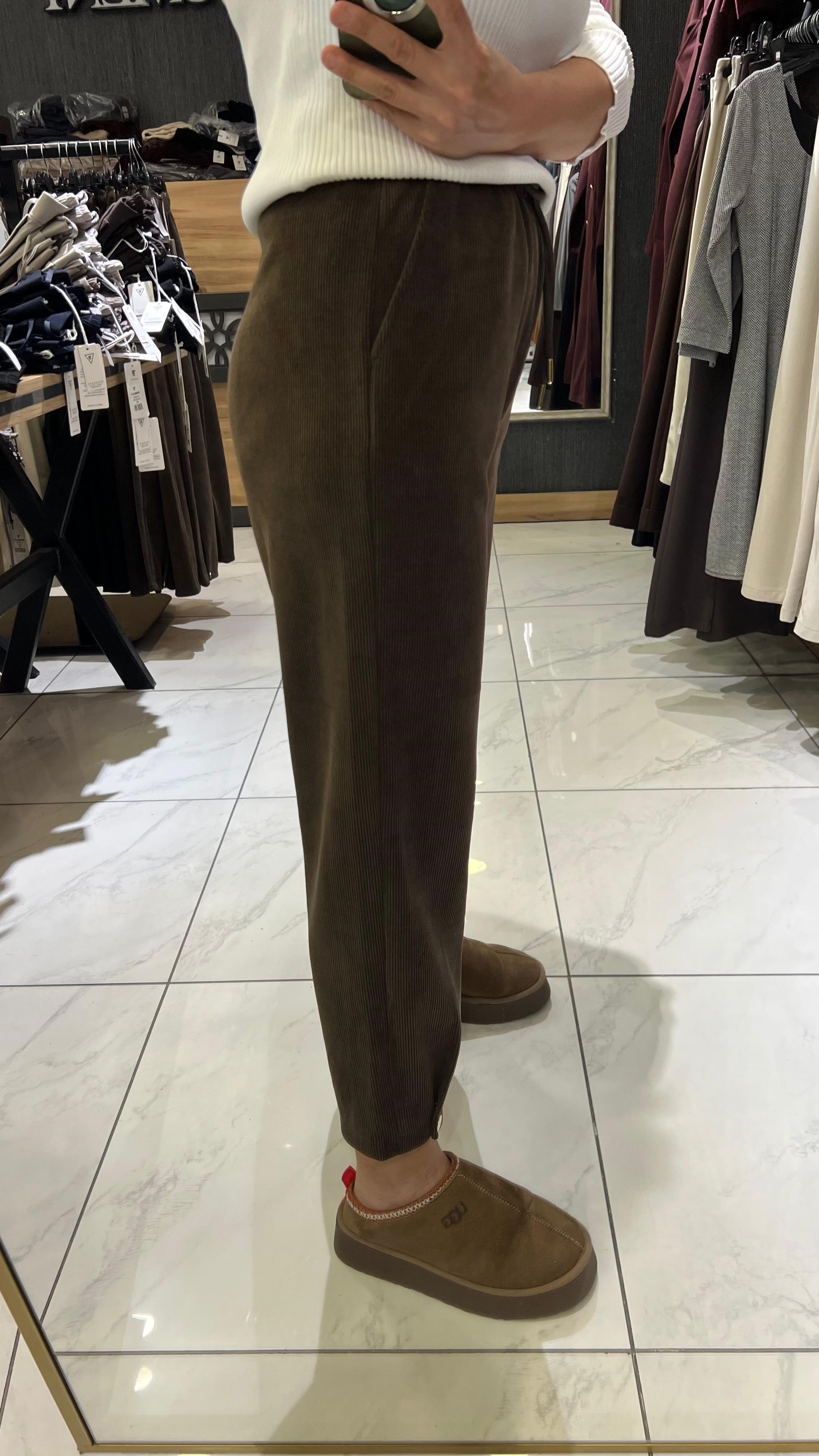 HAVUÇ KESİM KAFİFE PANTOLON KAHVE
