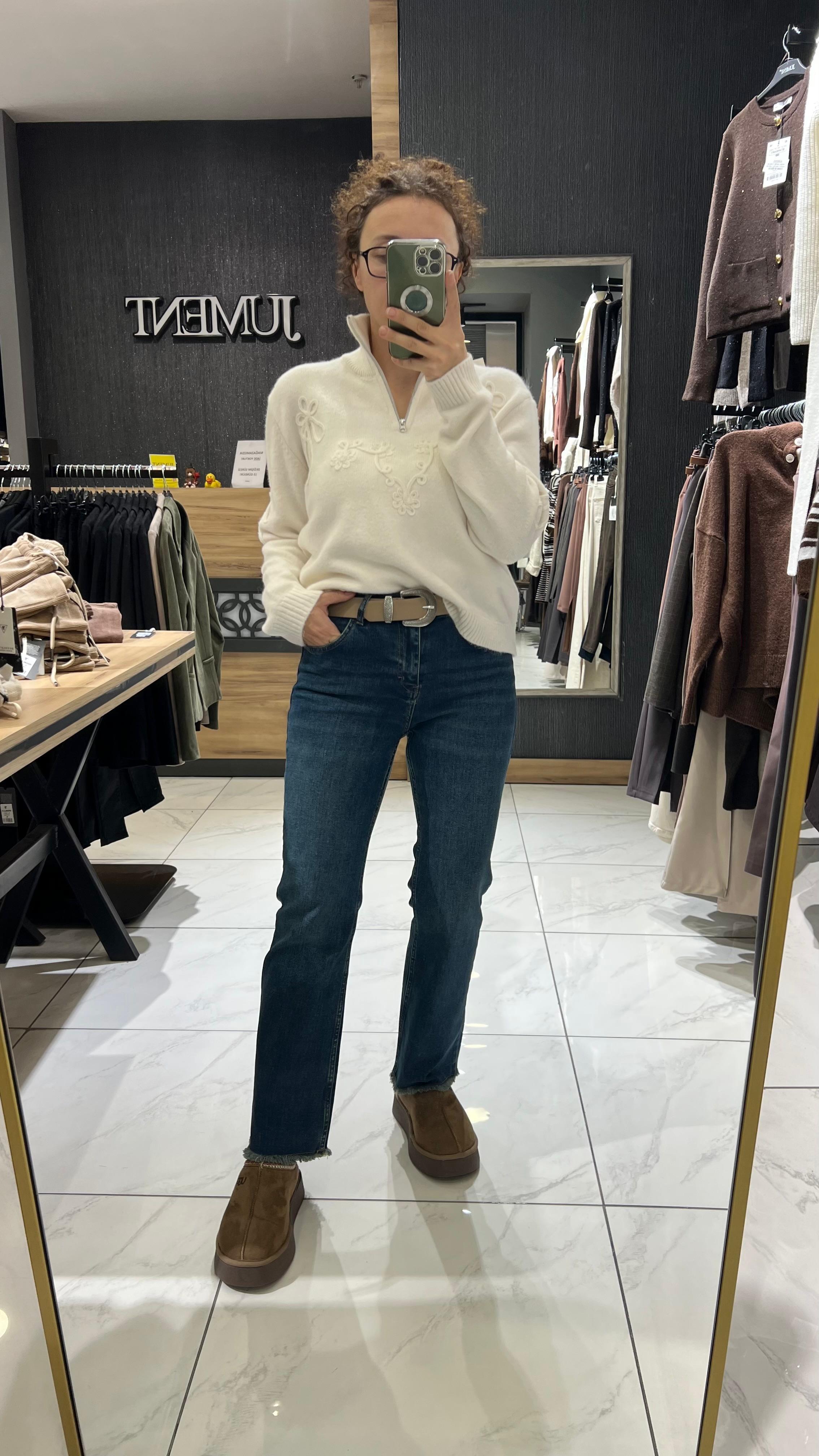 MİNİ FLARE JEAN YEŞİL TINT