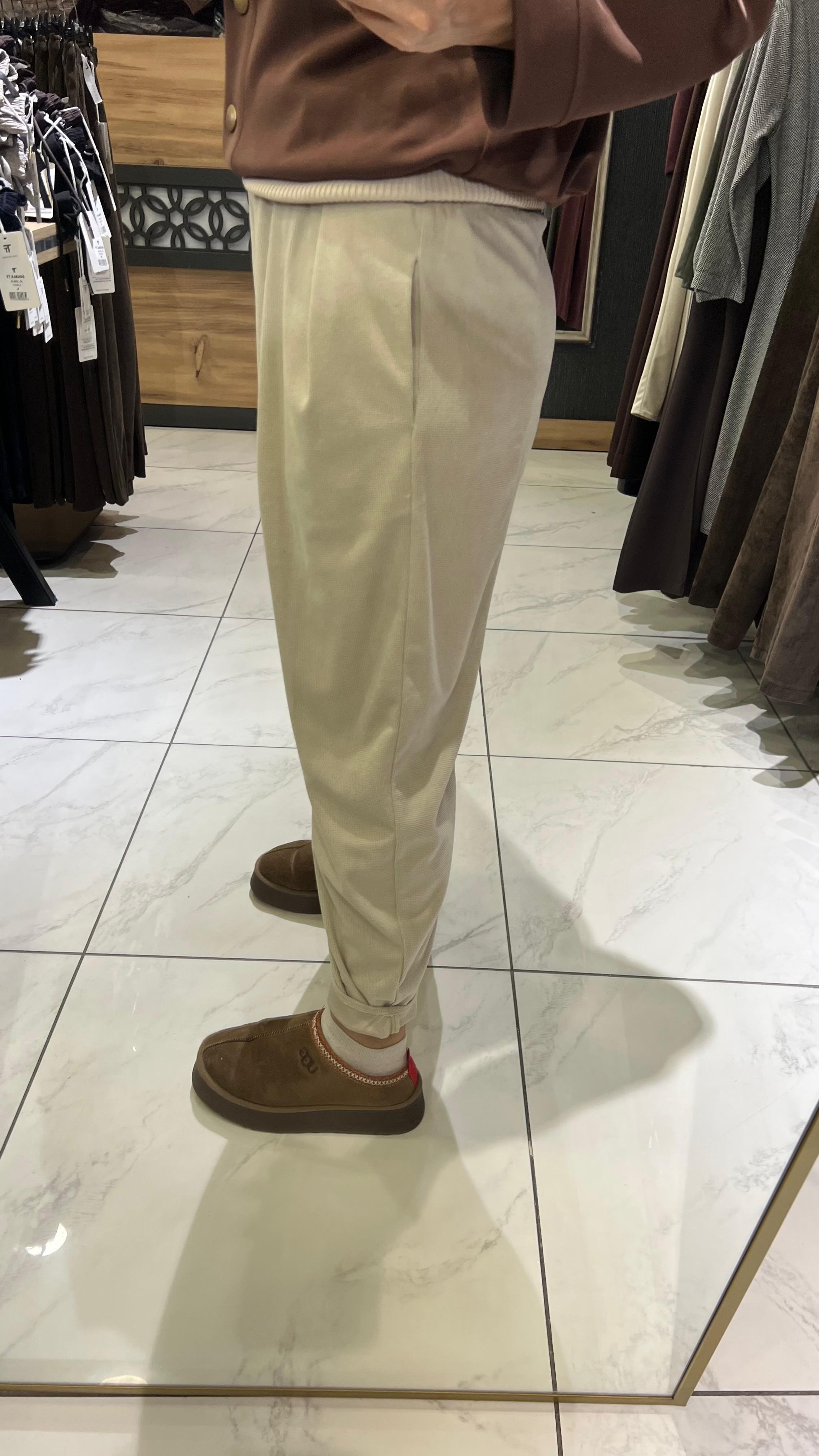 ŞALVAR KESİM RAHAT PANTOLON ECRU