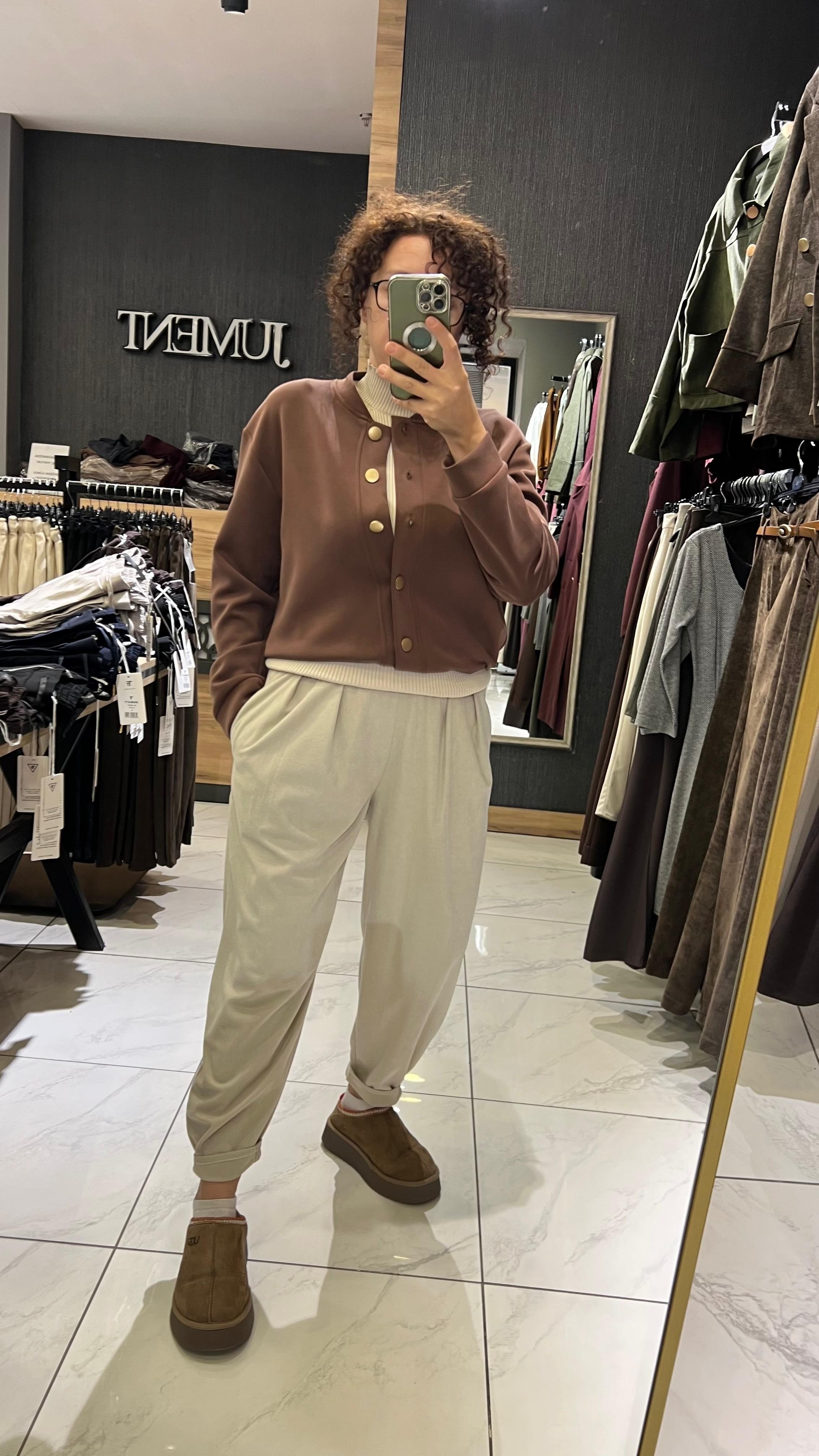 ŞALVAR KESİM RAHAT PANTOLON ECRU