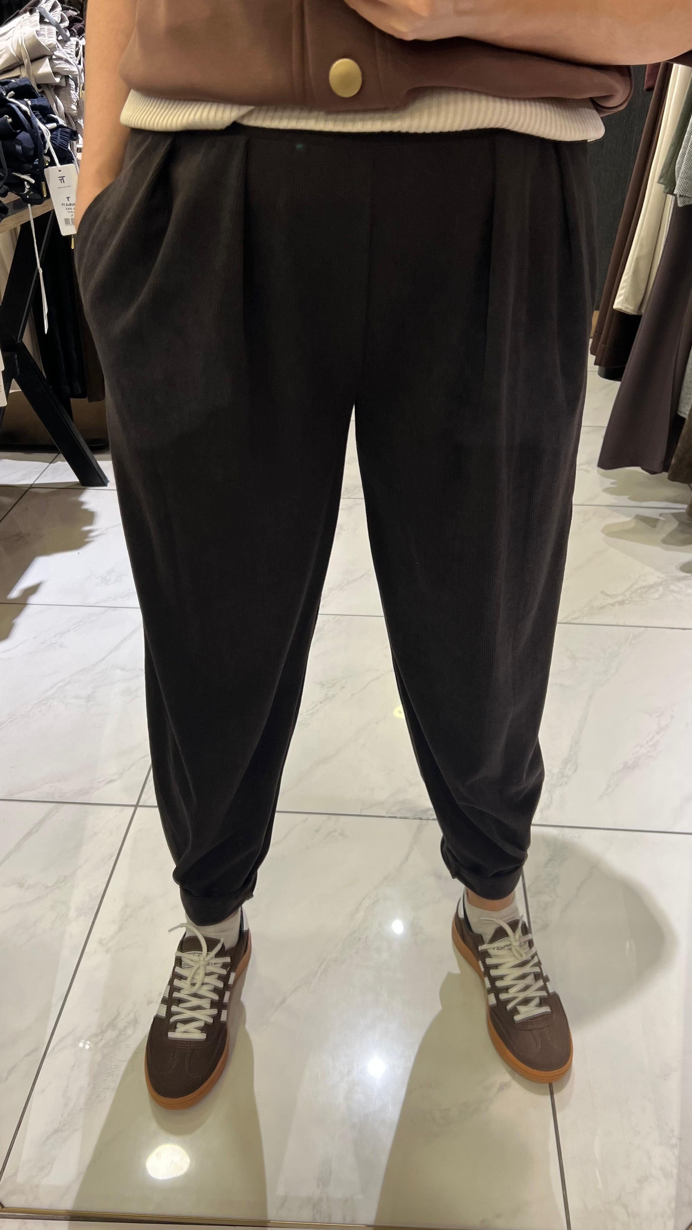ŞALVAR KESİM RAHAT PANTOLON KAHVE