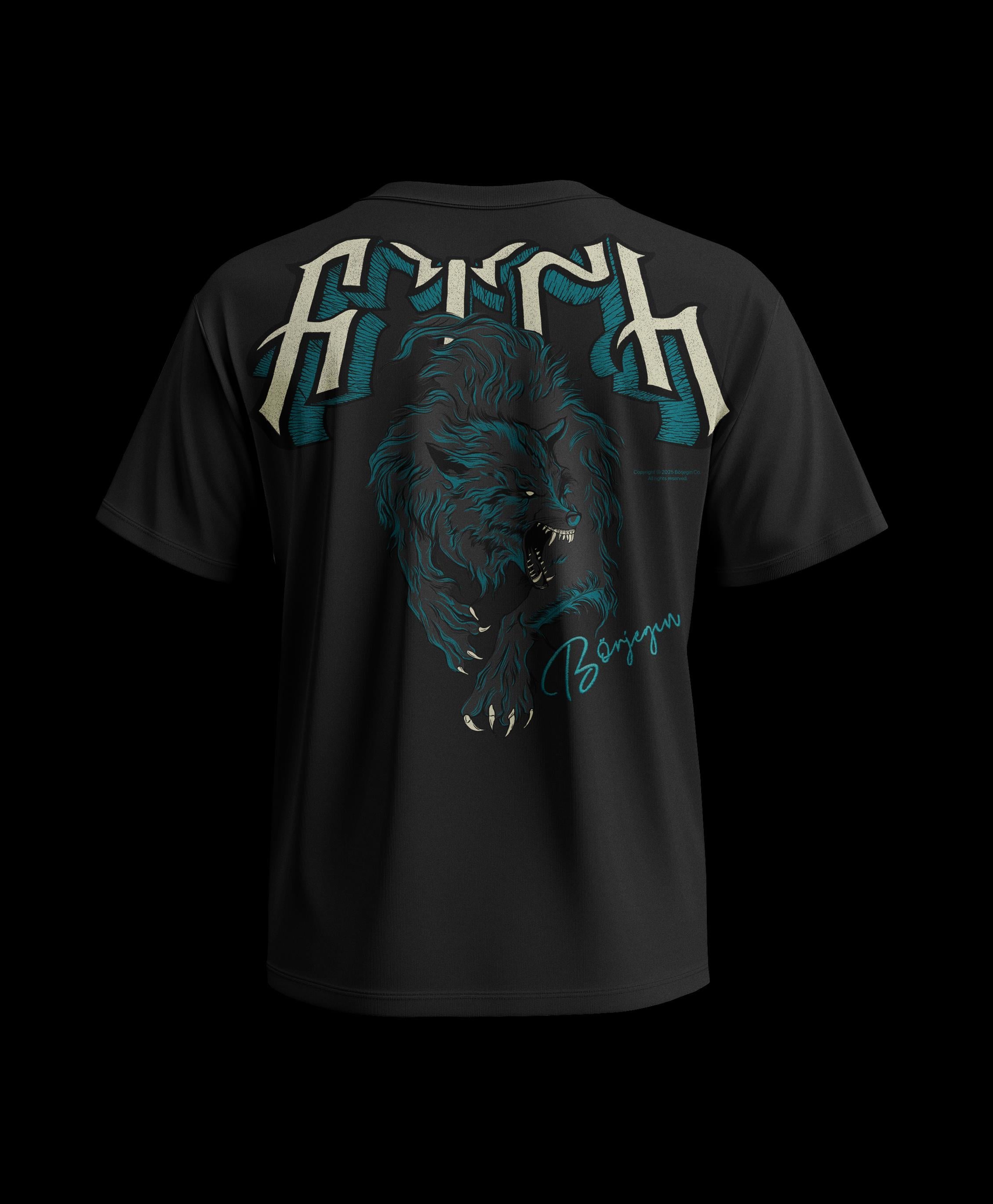 Oversize Börü T-shirt