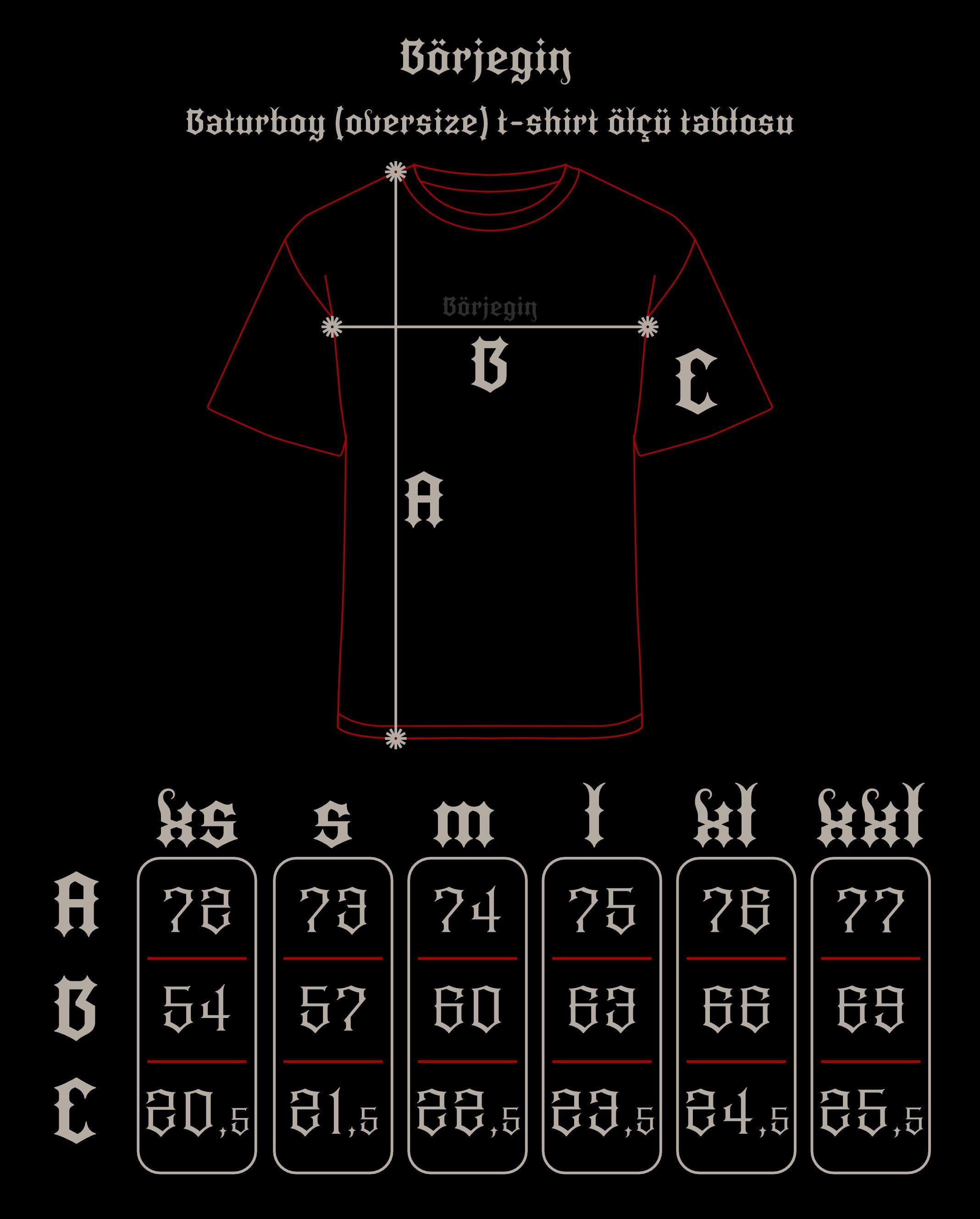 Oversize Kızılbaatar T-shirt
