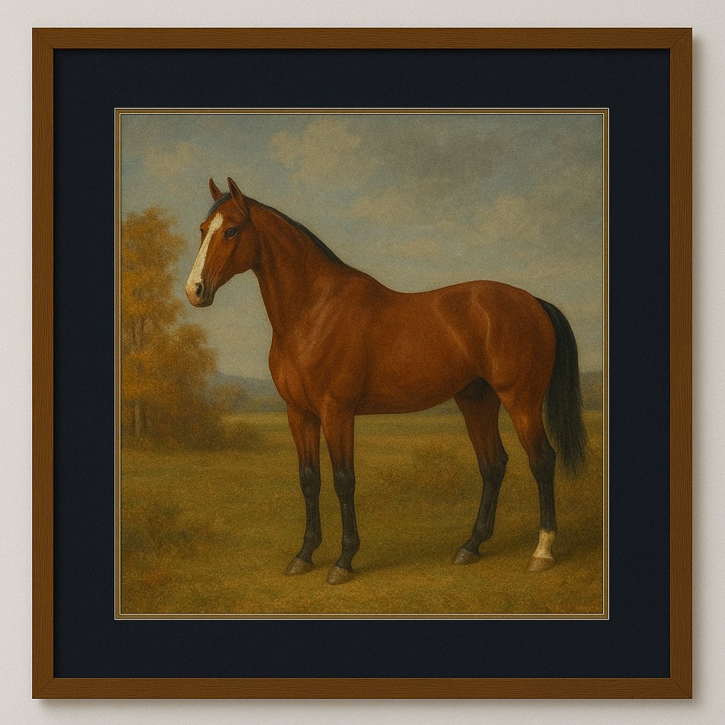 THE NOBLE RIDER ÇERÇEVELİ TABLO