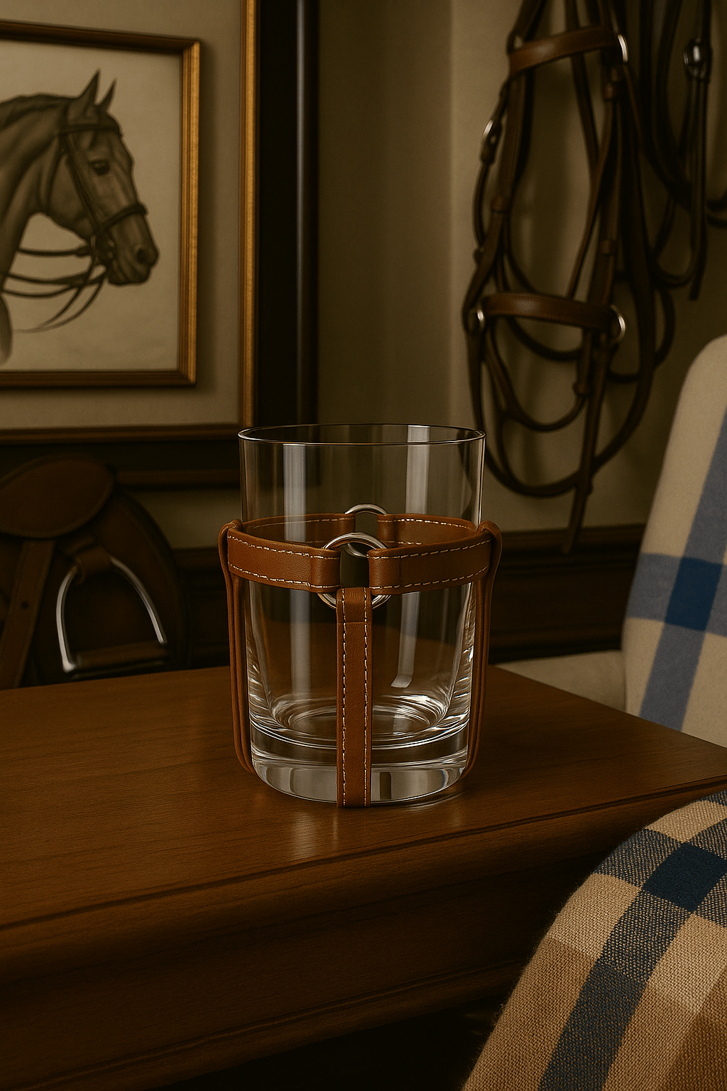THE NOBLE RUN SERİSİ TABA DERİ CAM BARDAK