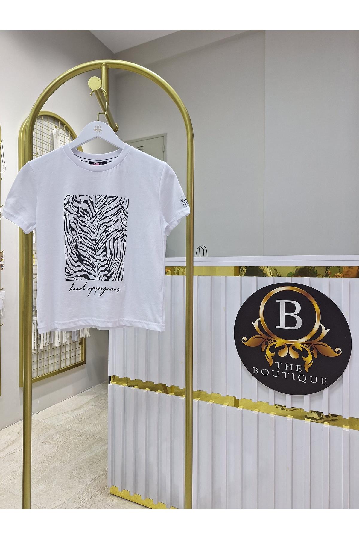 Basıc Önü Baskılı Tshırt