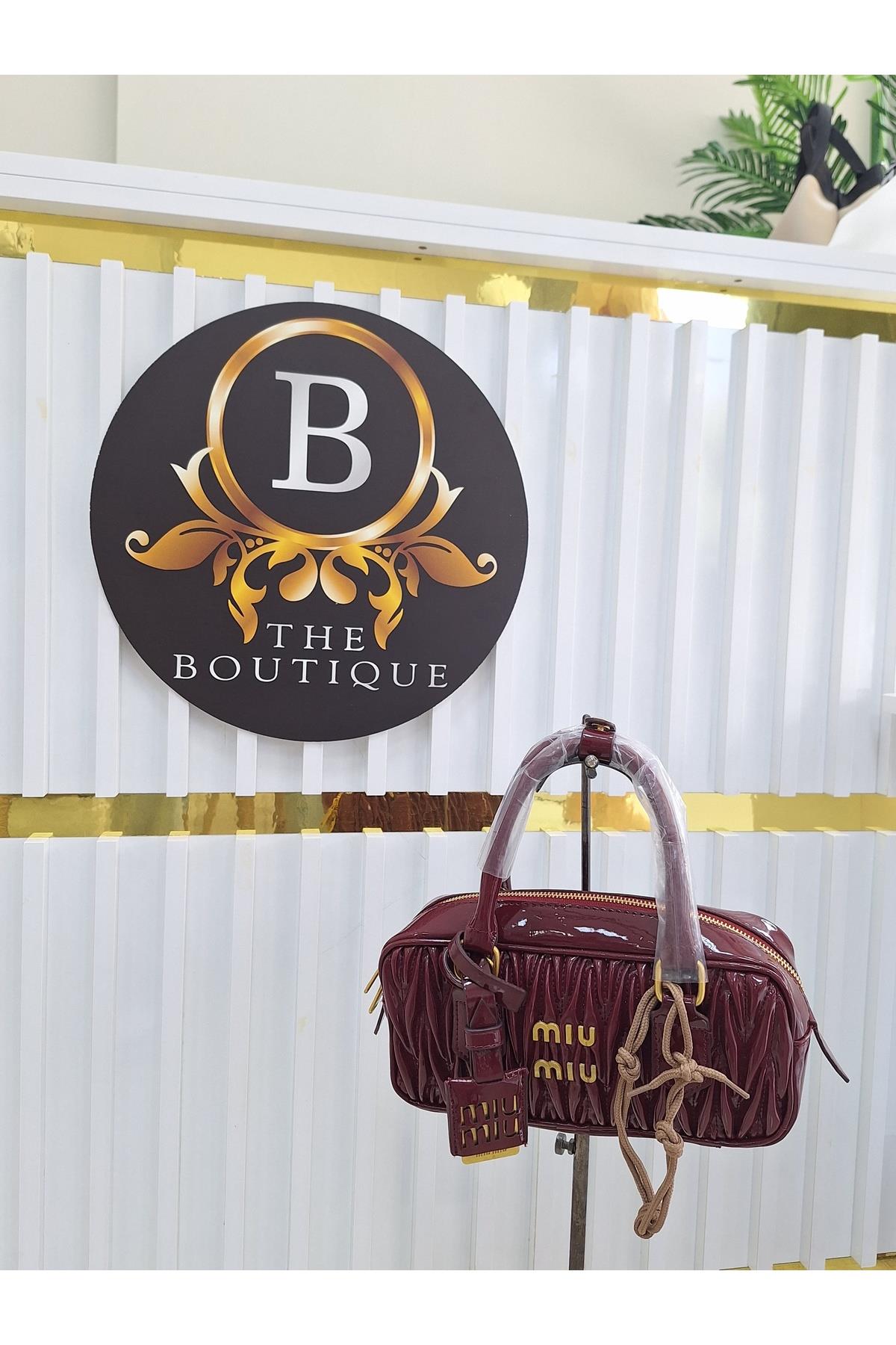 Bordo Baget Çanta