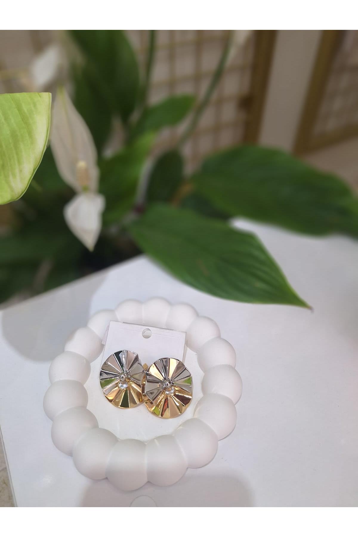 Gold-Gümüş Küpe