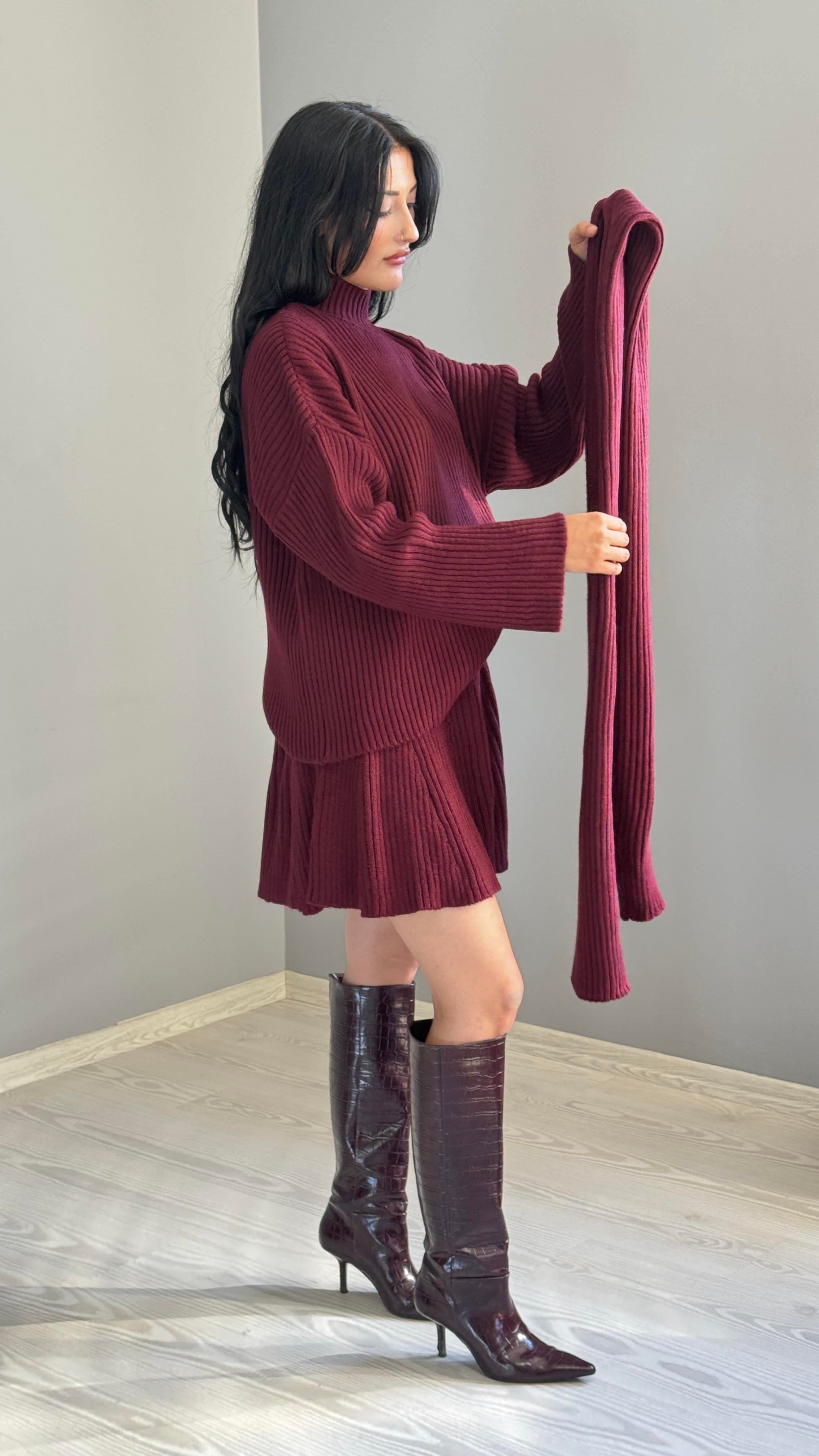 Bordo Etekli Takım