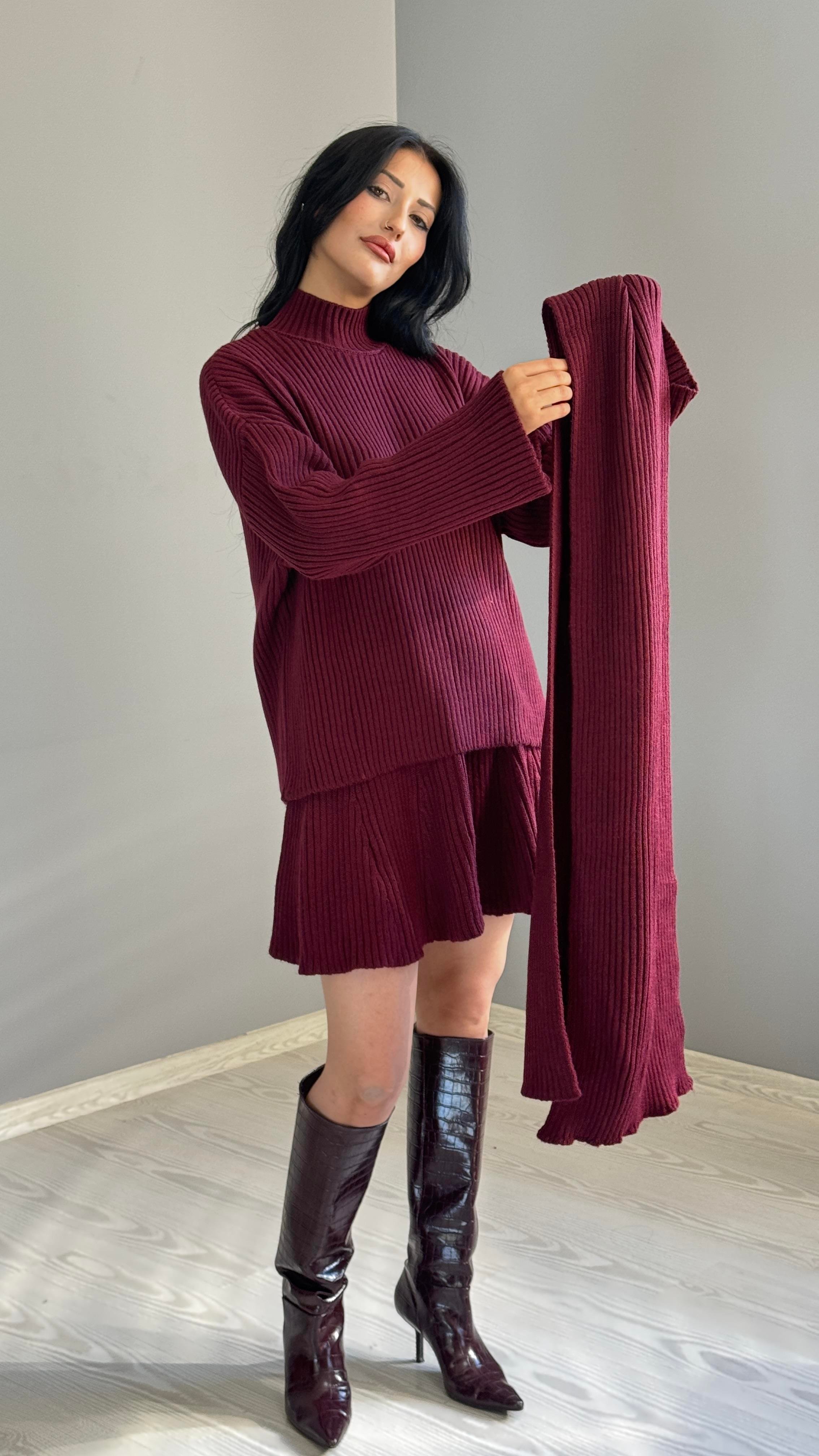 Bordo Etekli Takım
