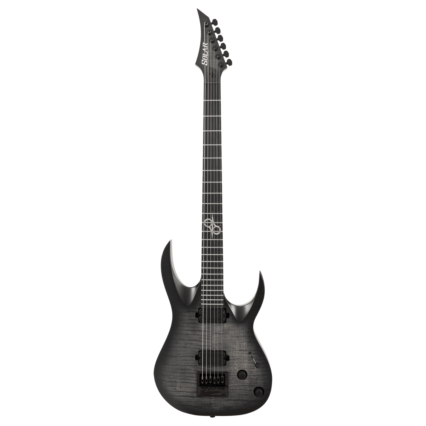SOLAR A1.6FBB-29 – Flame Black Burst Matte