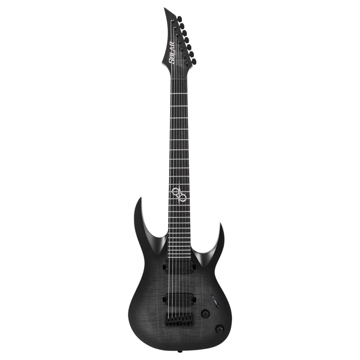 SOLAR A2.7FBB+ – Flame Black Burst Matte