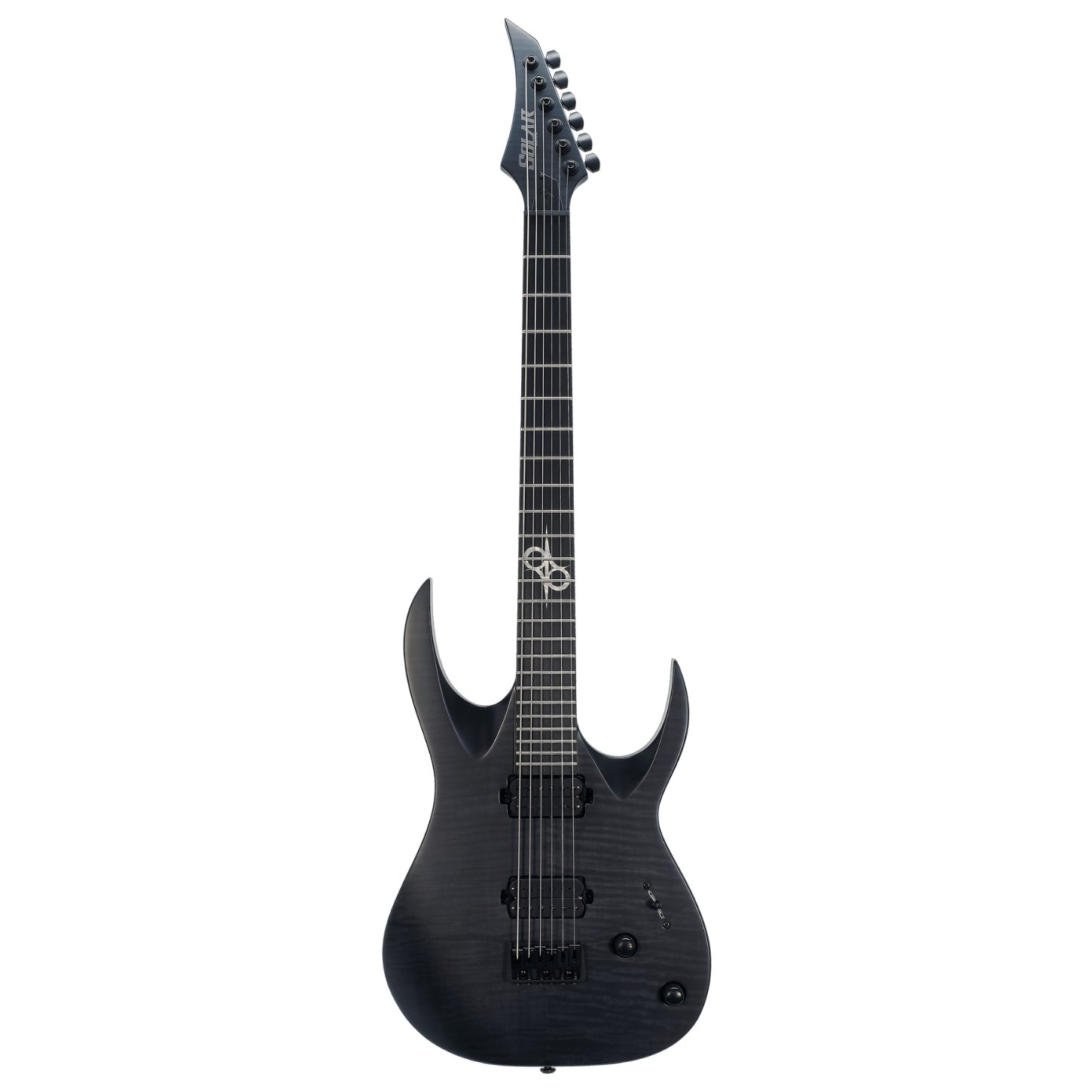 SOLAR A2.6FB Baritone – Flame Black Burst Matte