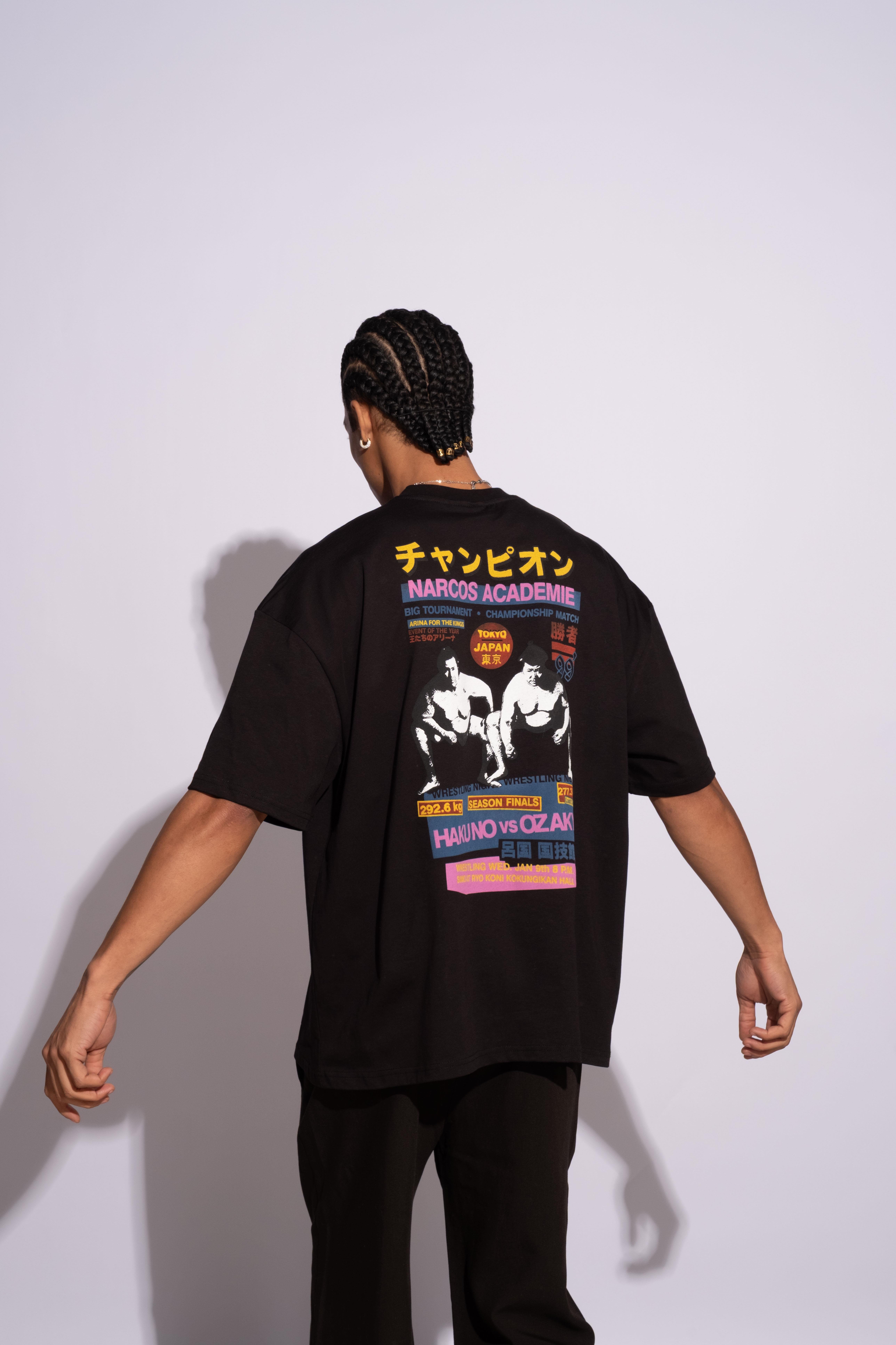 Erkek Oversize Academie Siyah