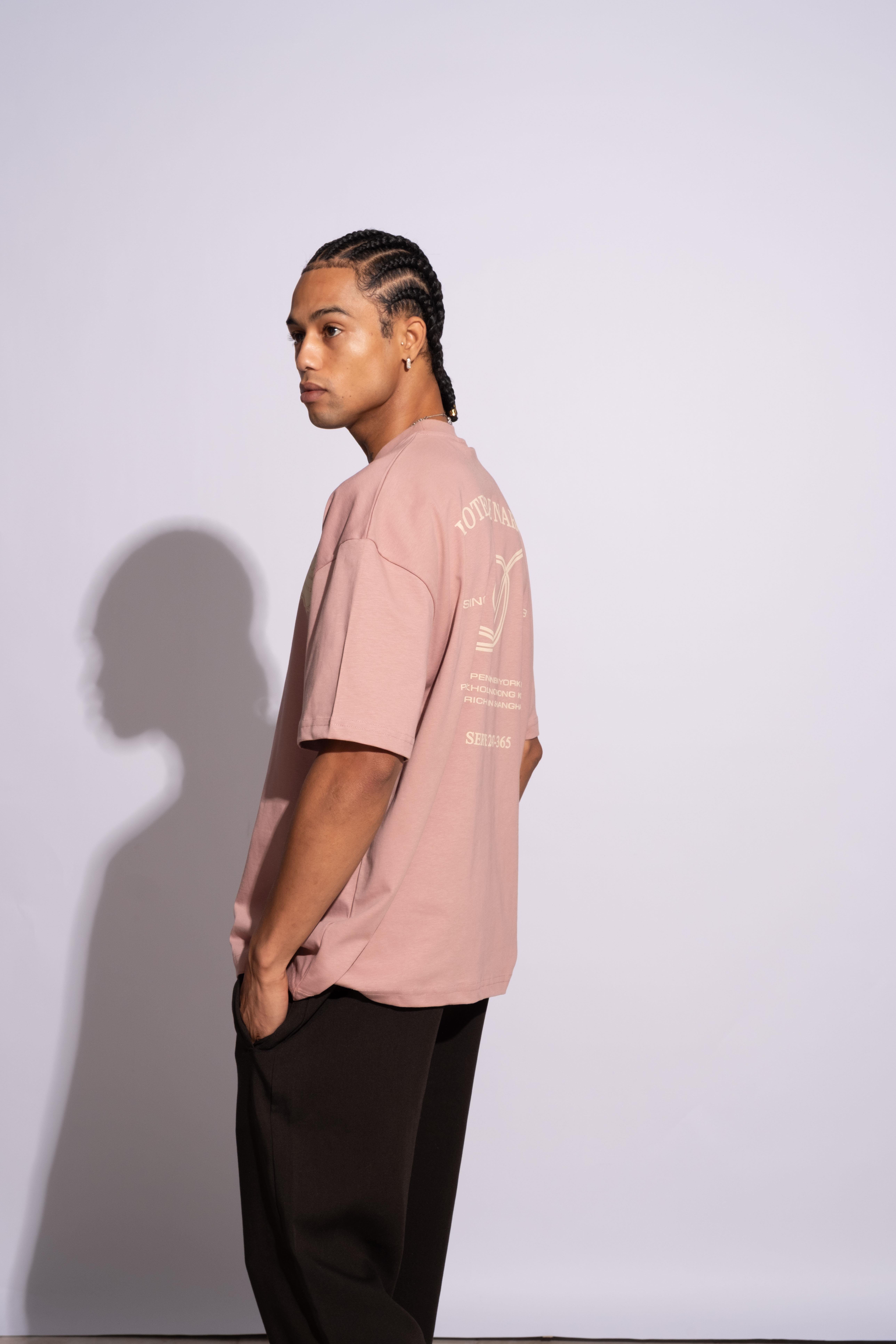 Erkek Oversize Hotel De Narcos Pembe
