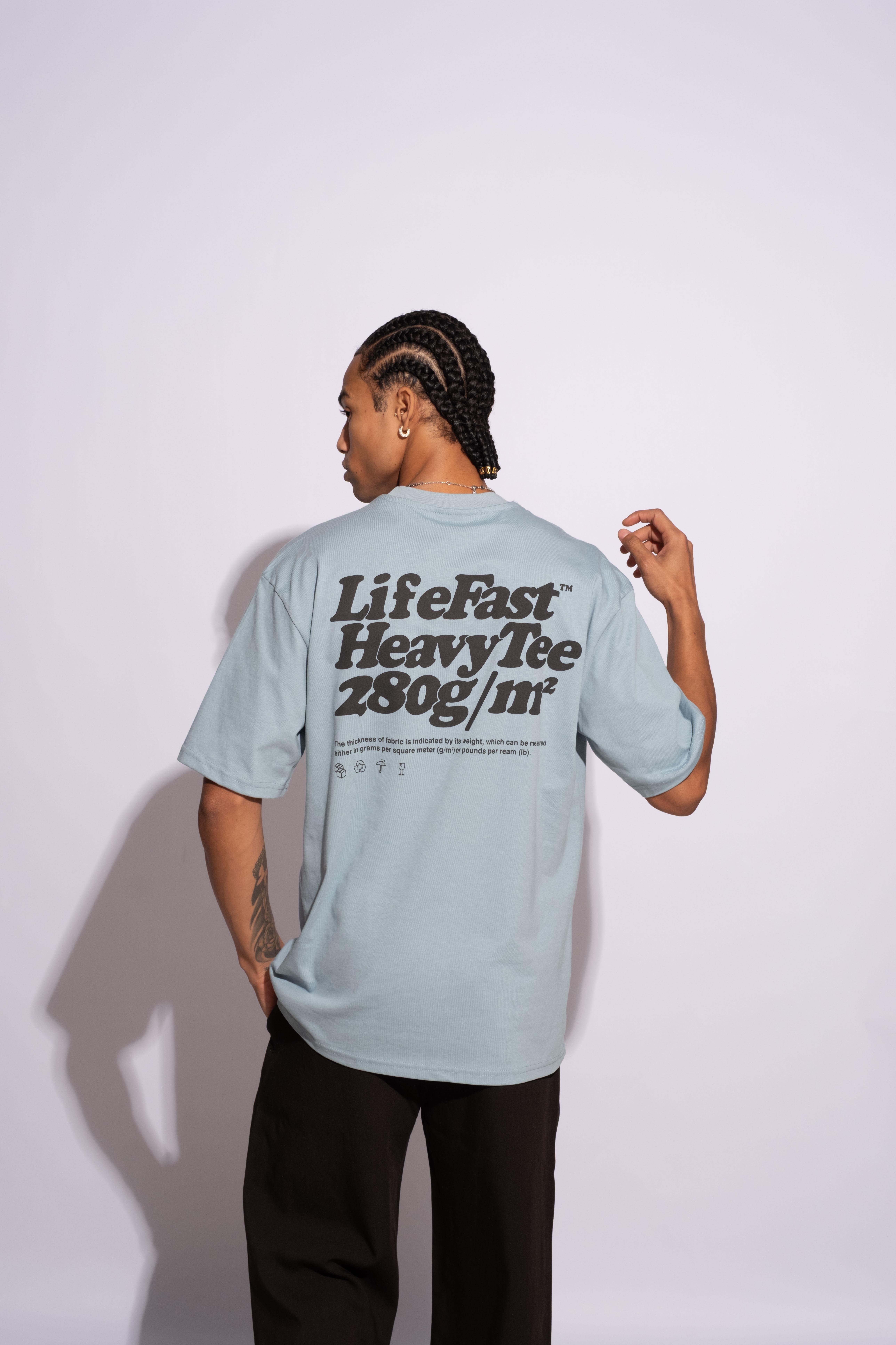 Erkek Oversize Life Fast Mavi