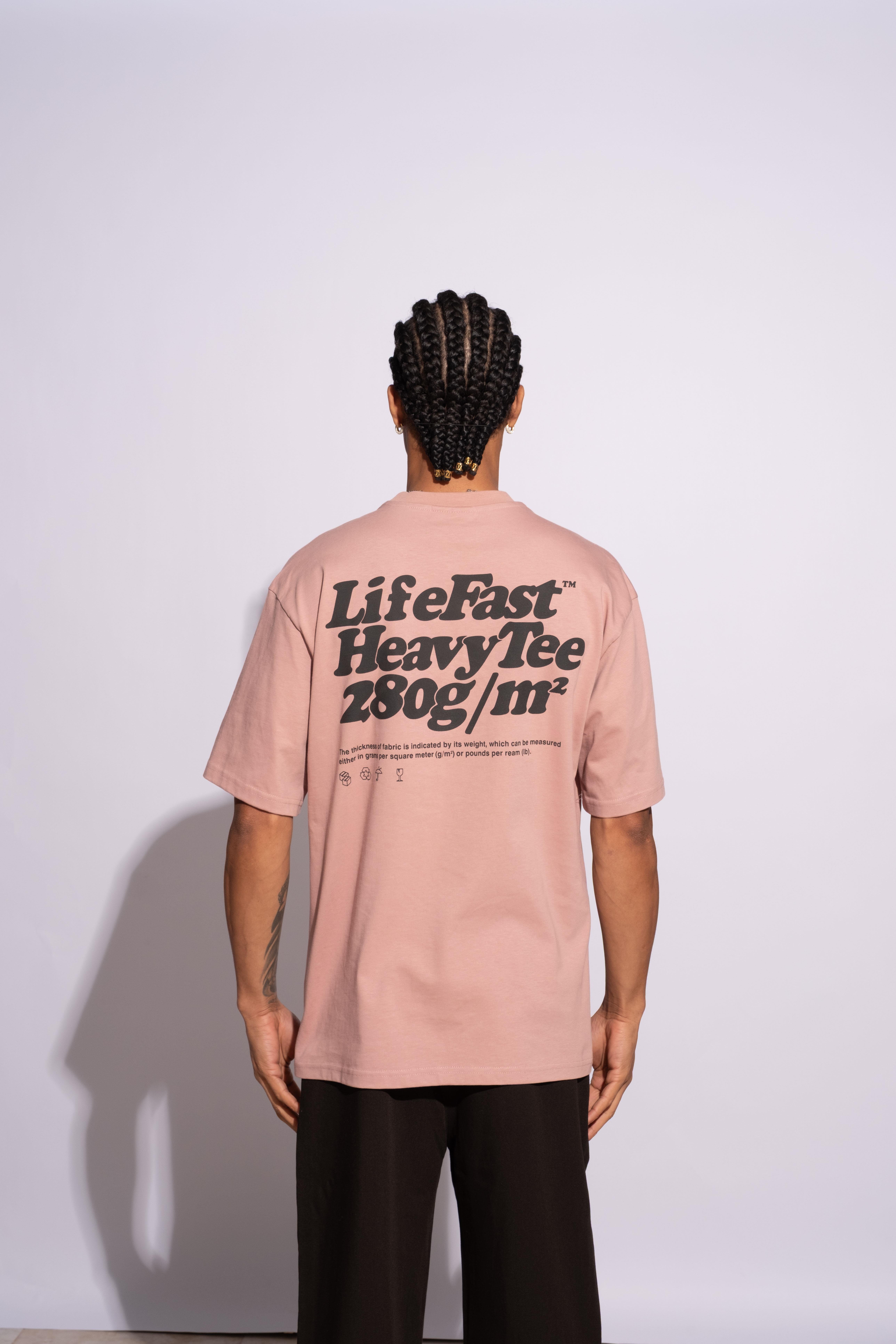 Erkek Oversize Life Fast Pembe