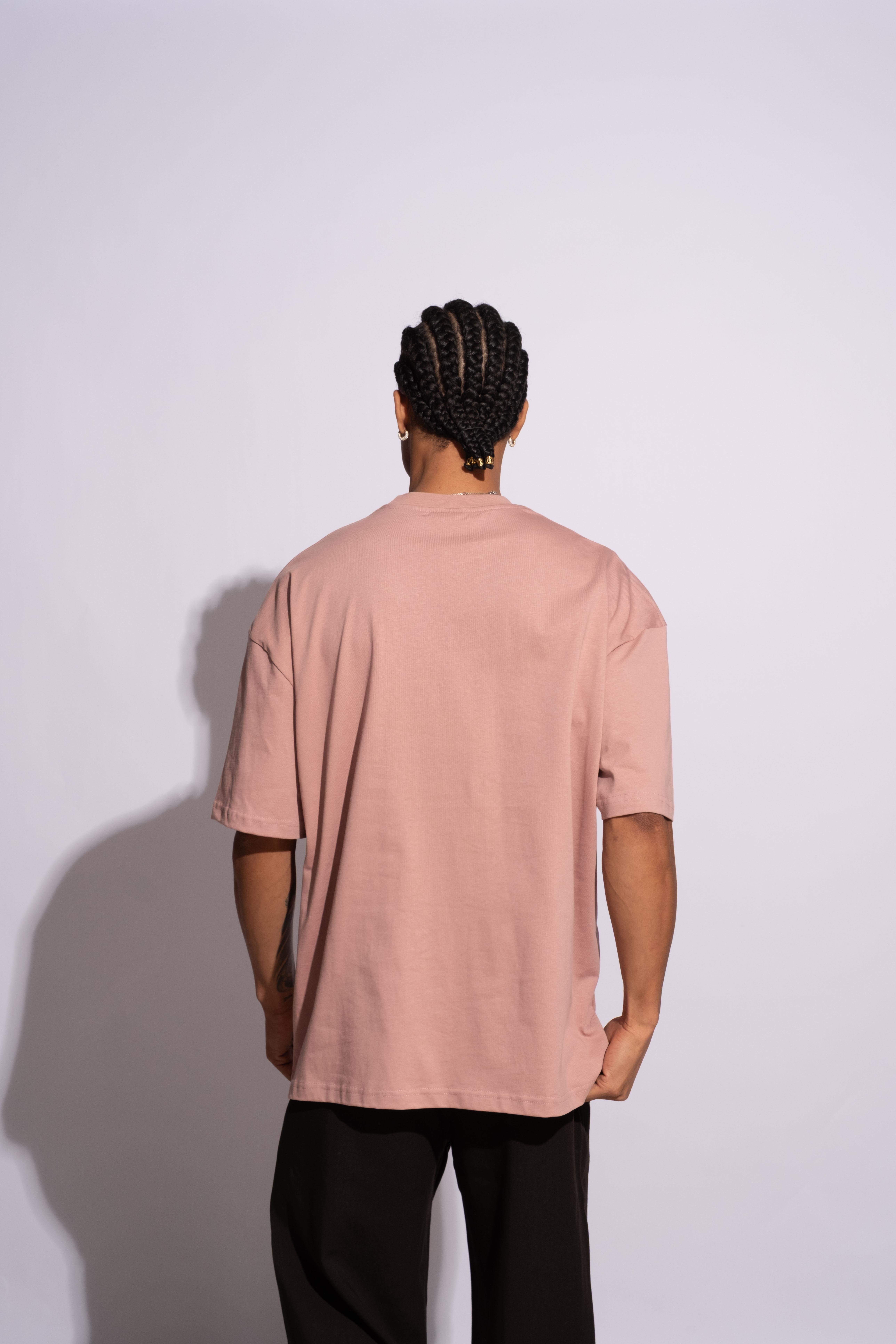 Erkek Oversize Mantar Pembe
