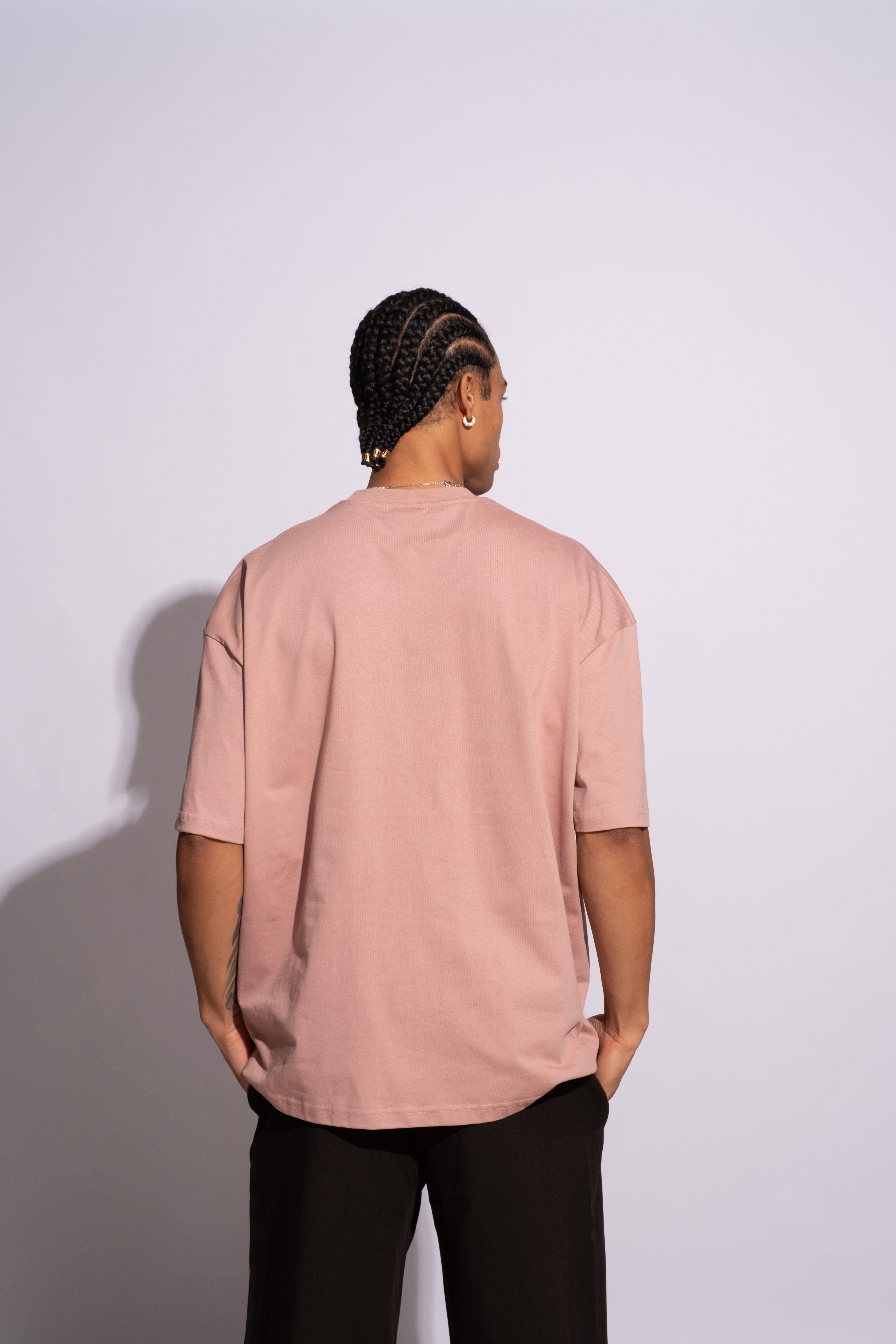 Erkek Oversize Mantar Pembe