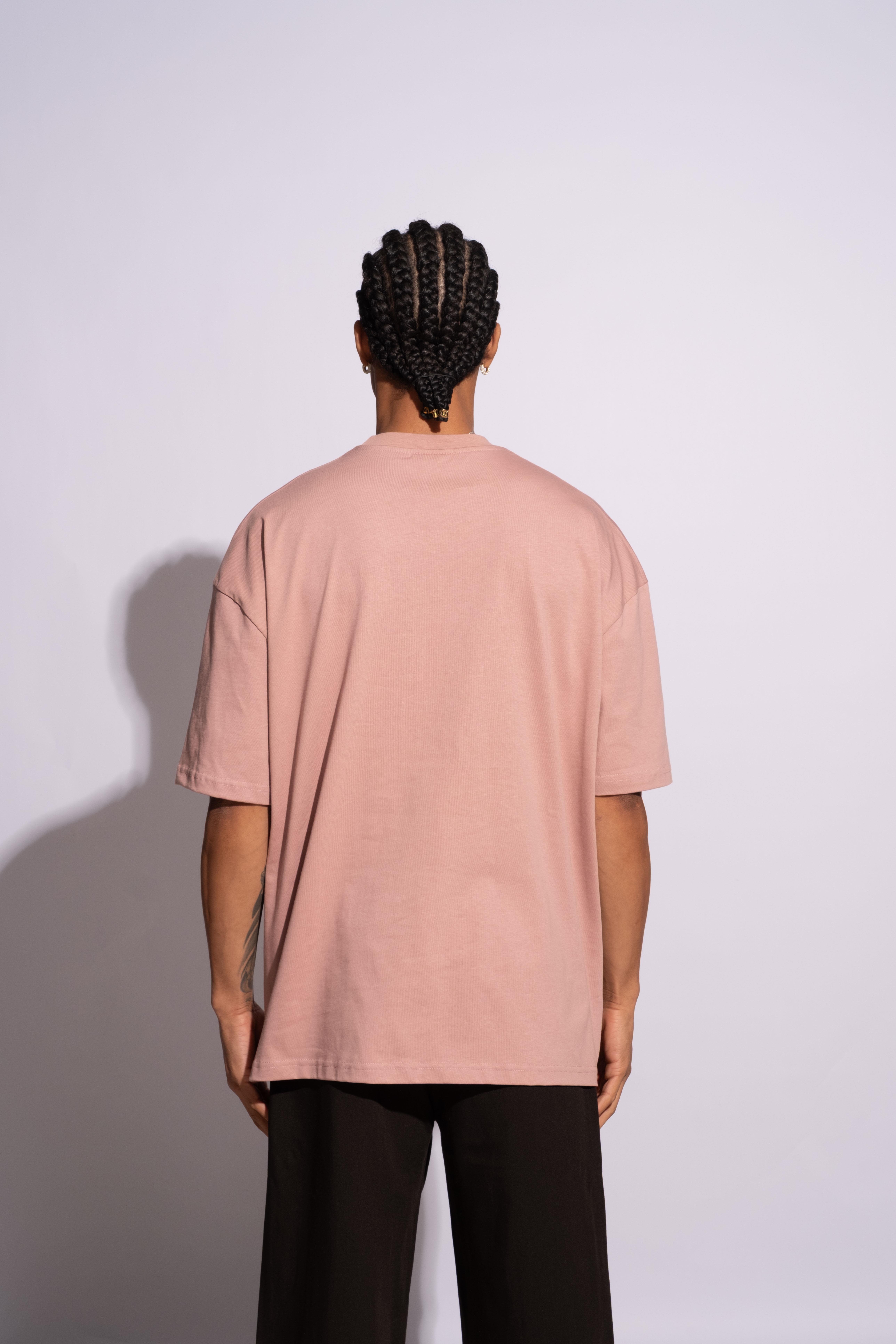 Erkek Oversize Mantar Pembe