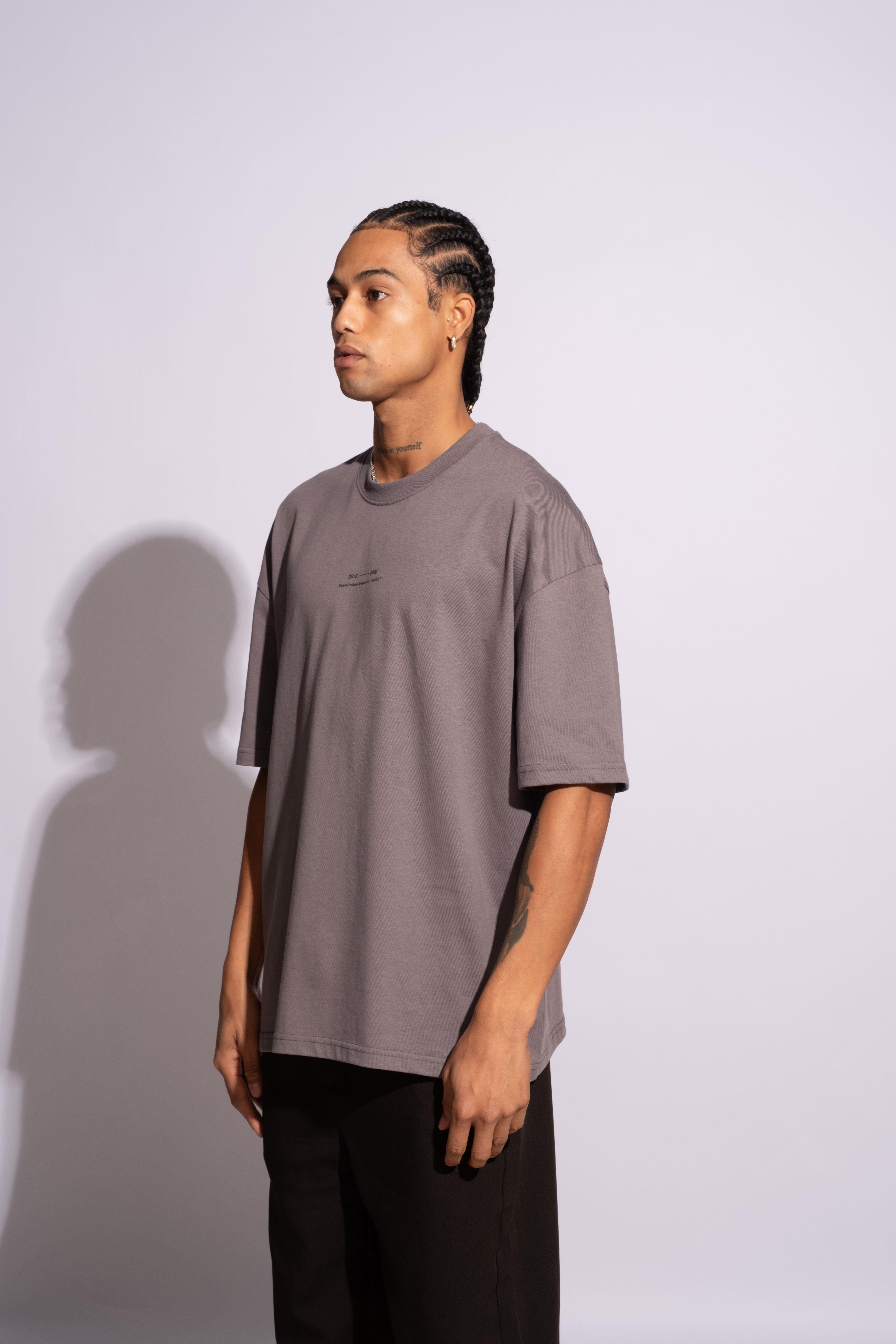 Erkek Oversize Ninja Gri