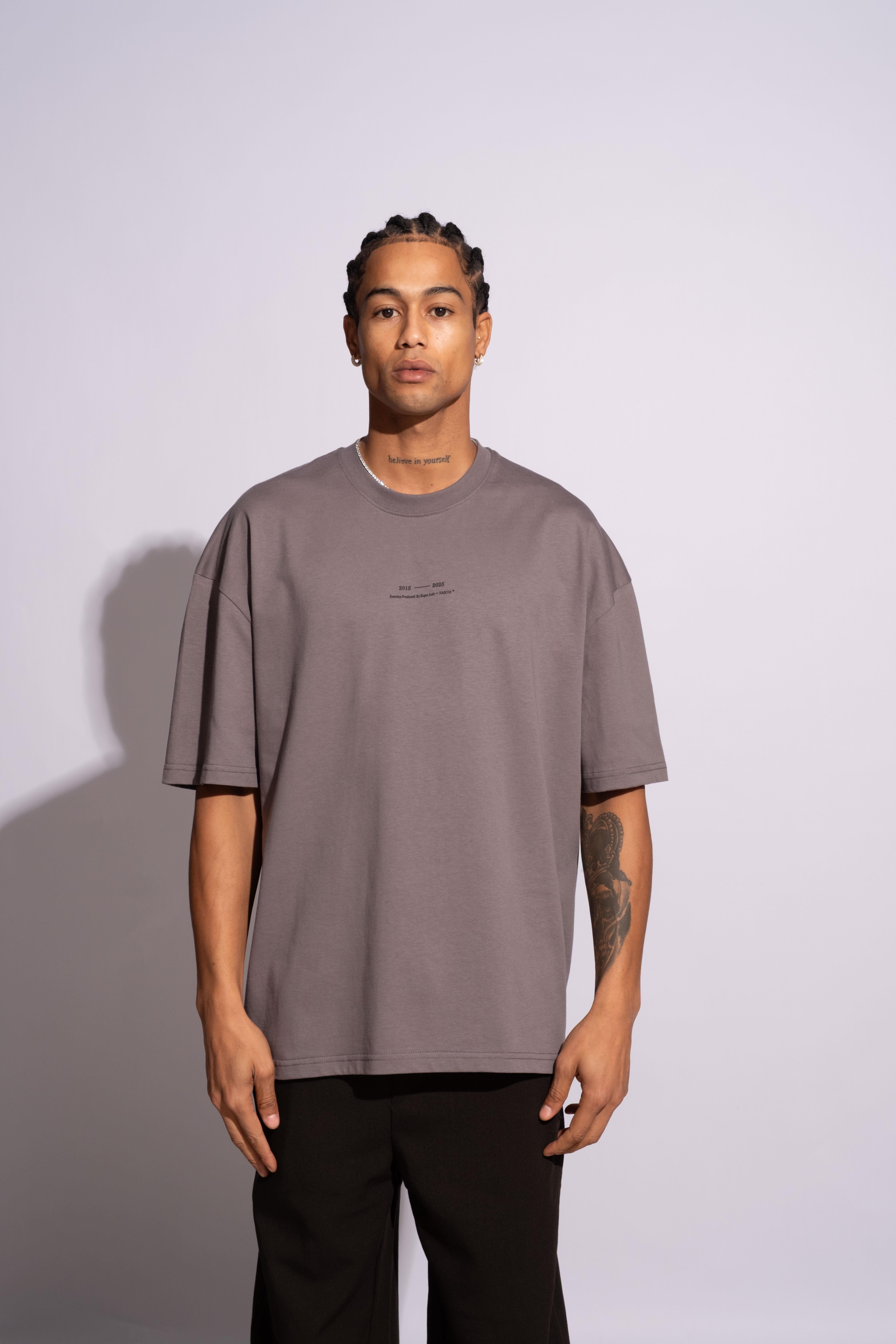 Erkek Oversize Ninja Gri