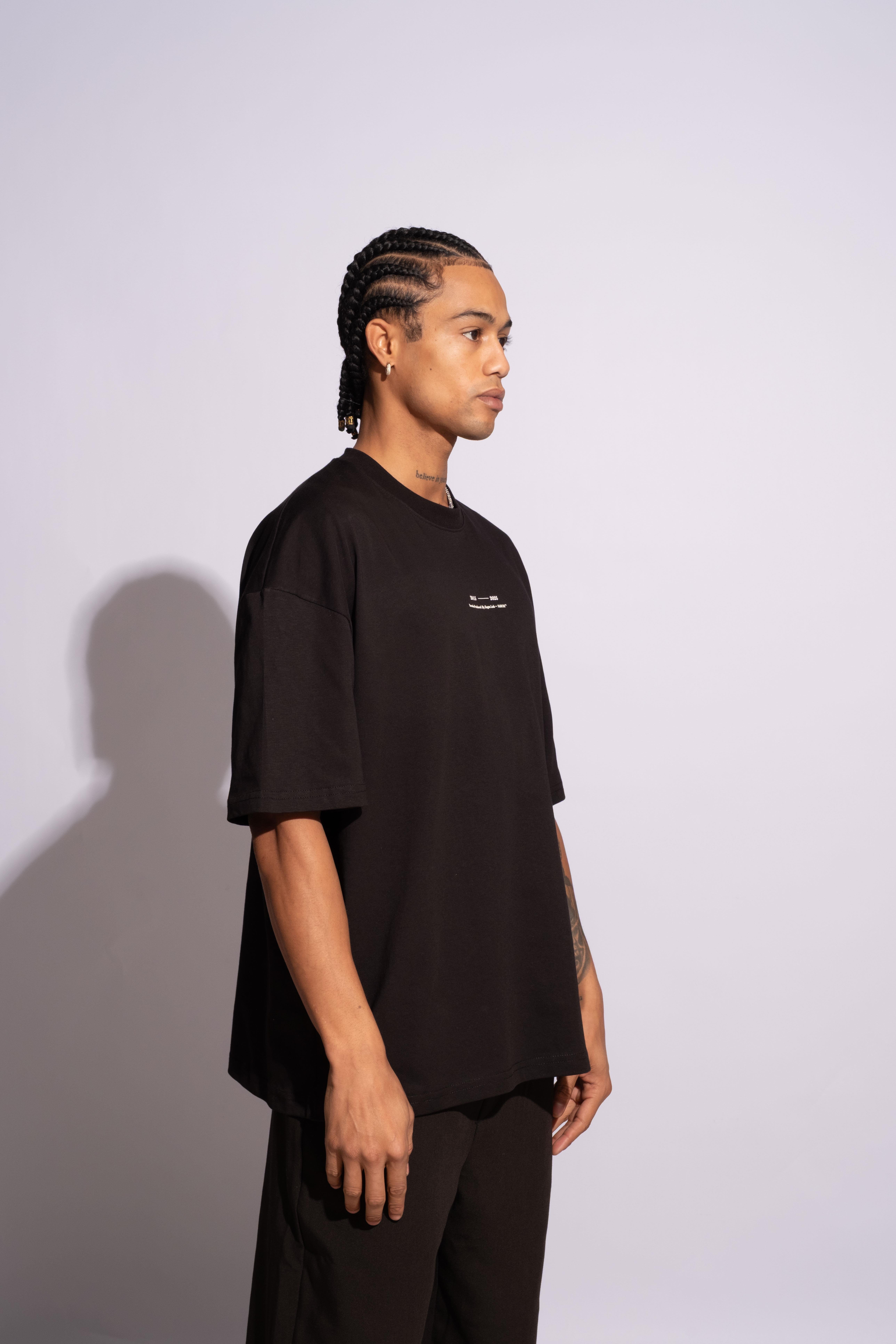 Erkek Oversize Ninja Siyah