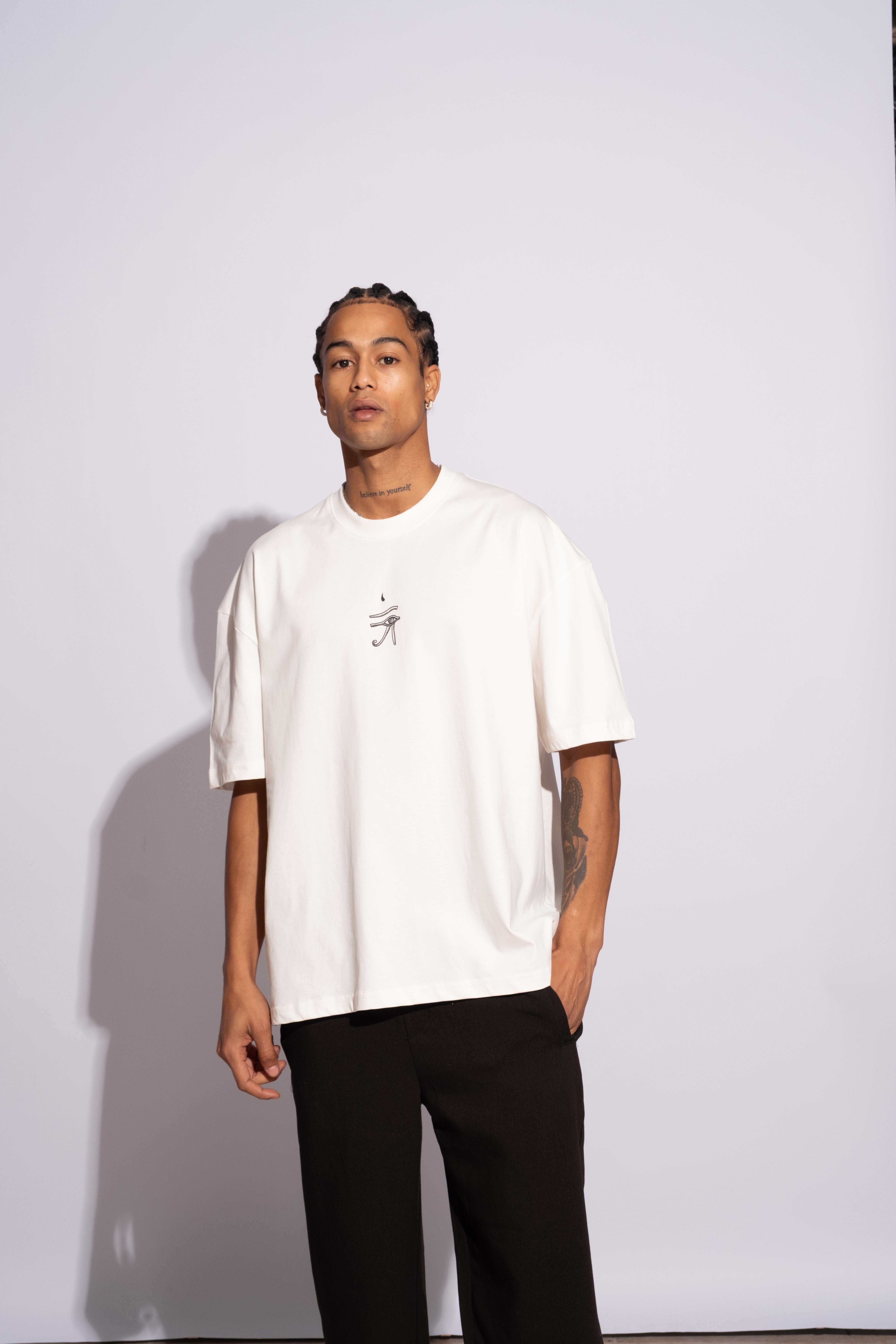 Erkek Oversize Ra Beyaz