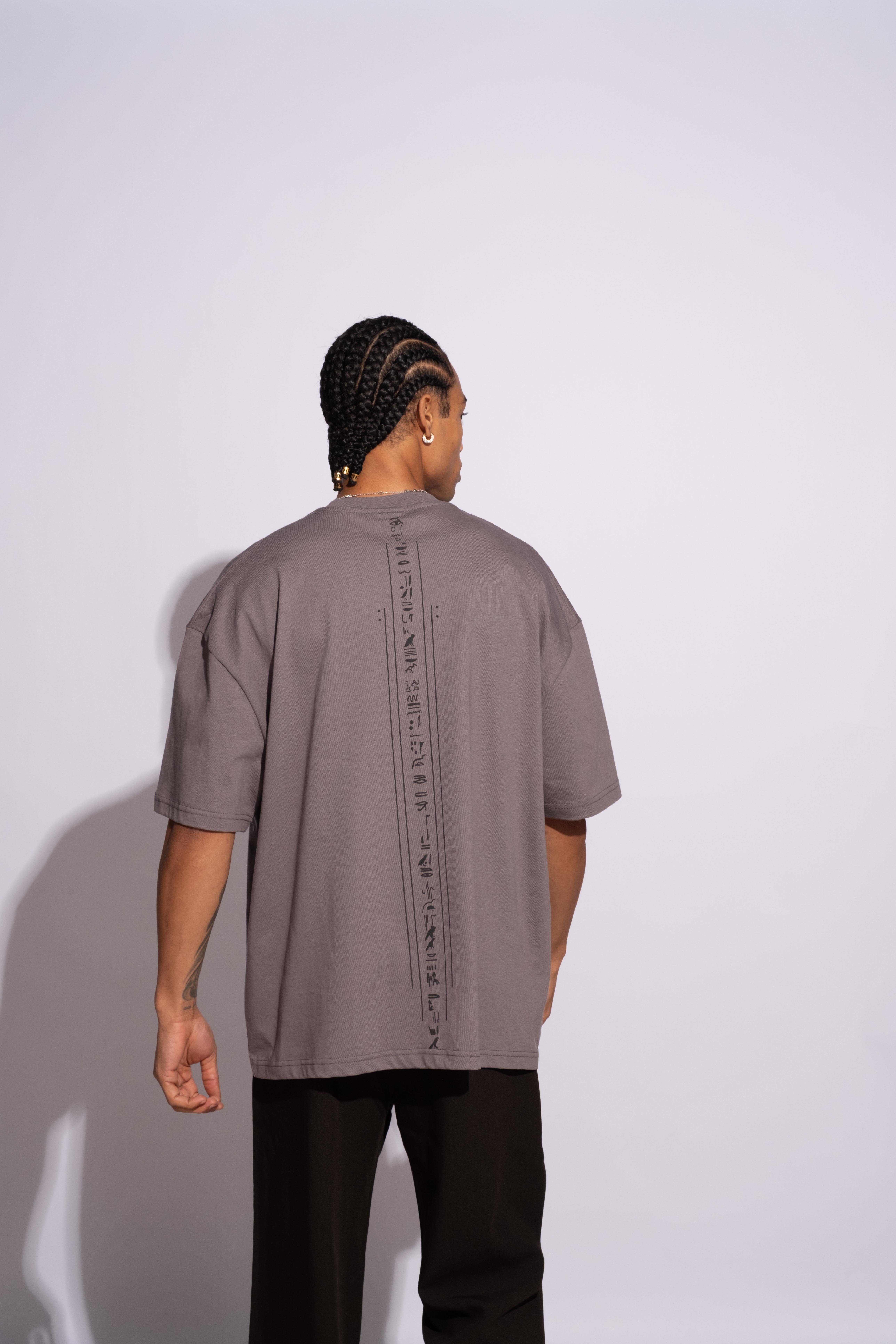 Erkek Oversize Ra Gri