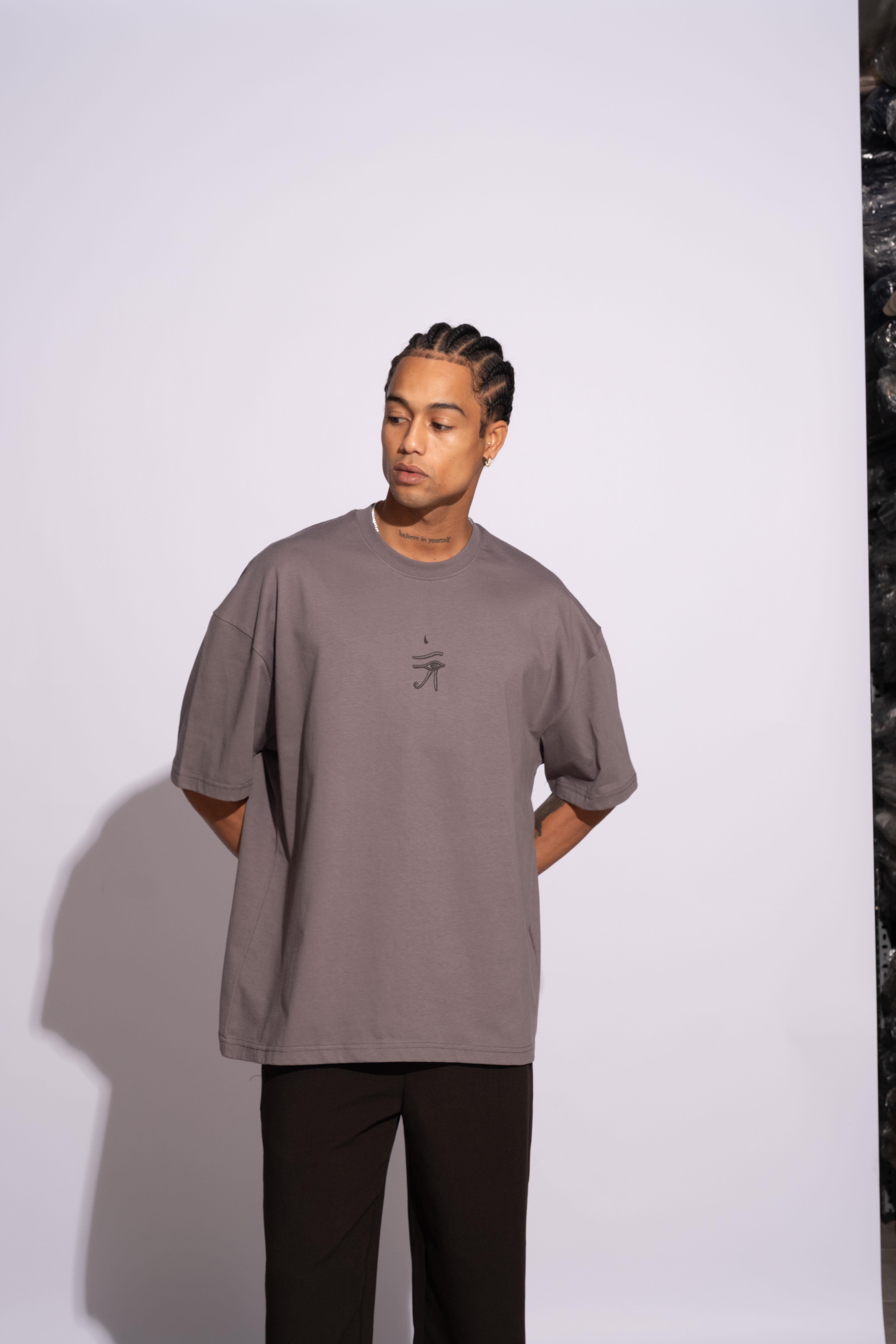 Erkek Oversize Ra Gri