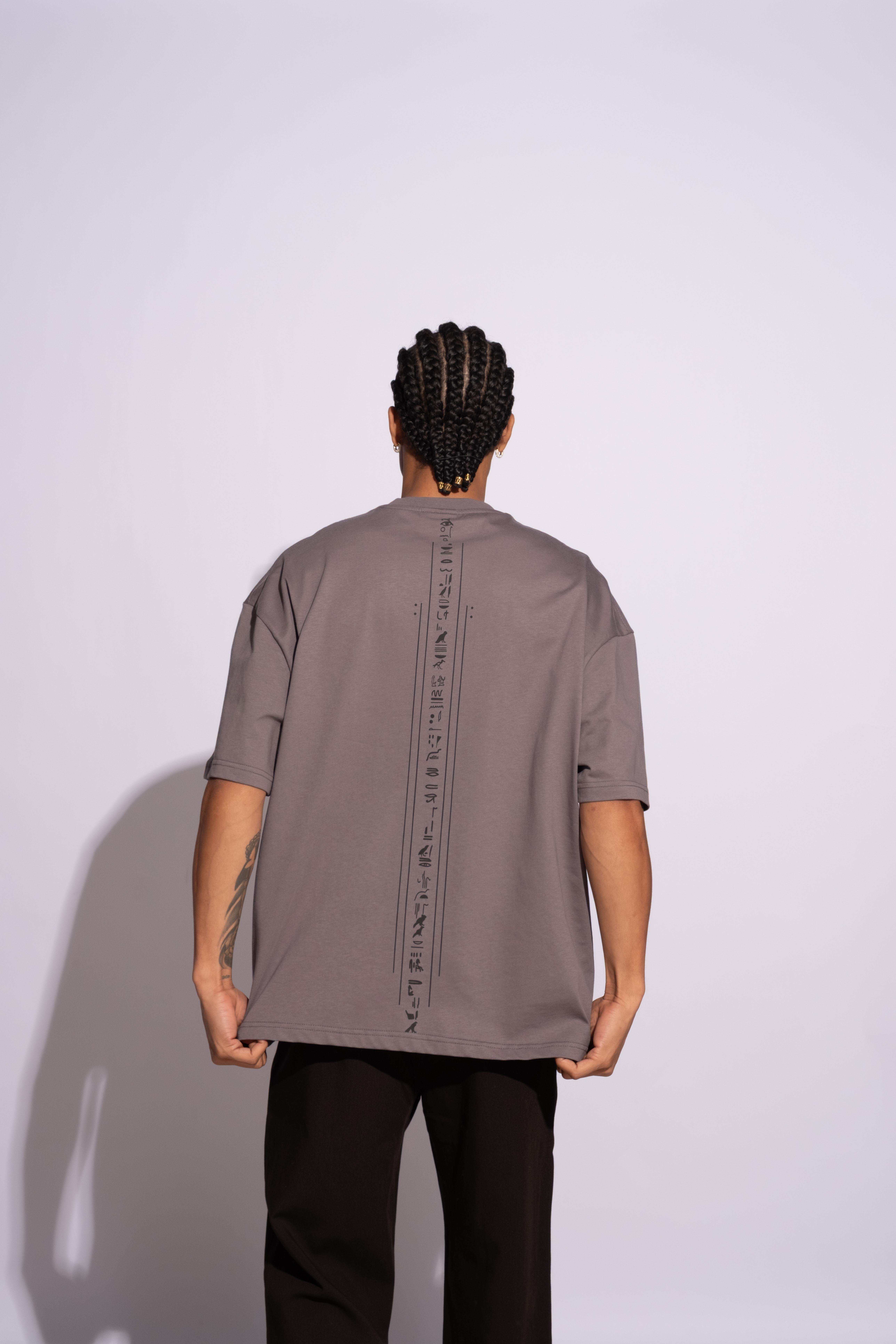 Erkek Oversize Ra Gri