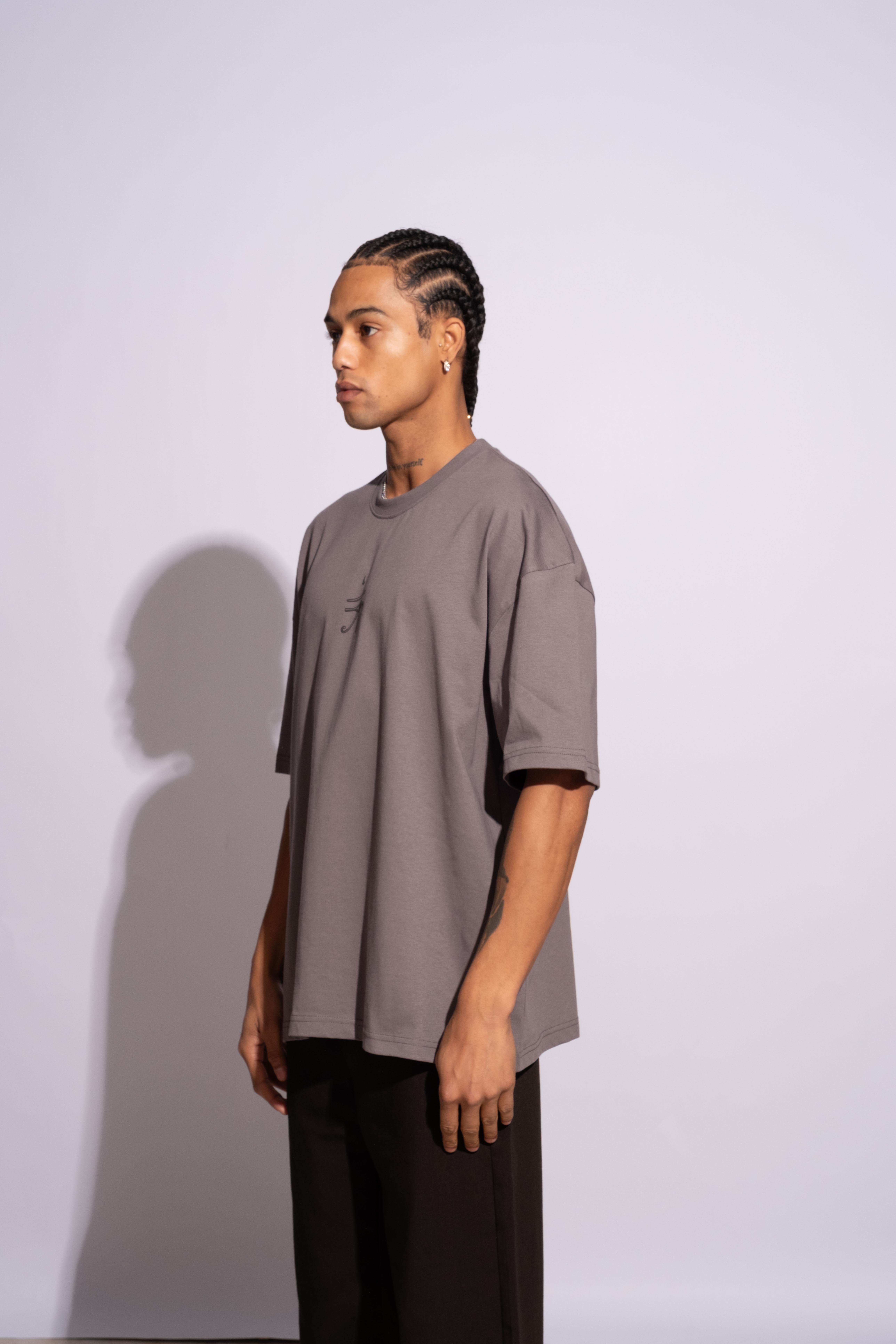 Erkek Oversize Ra Gri